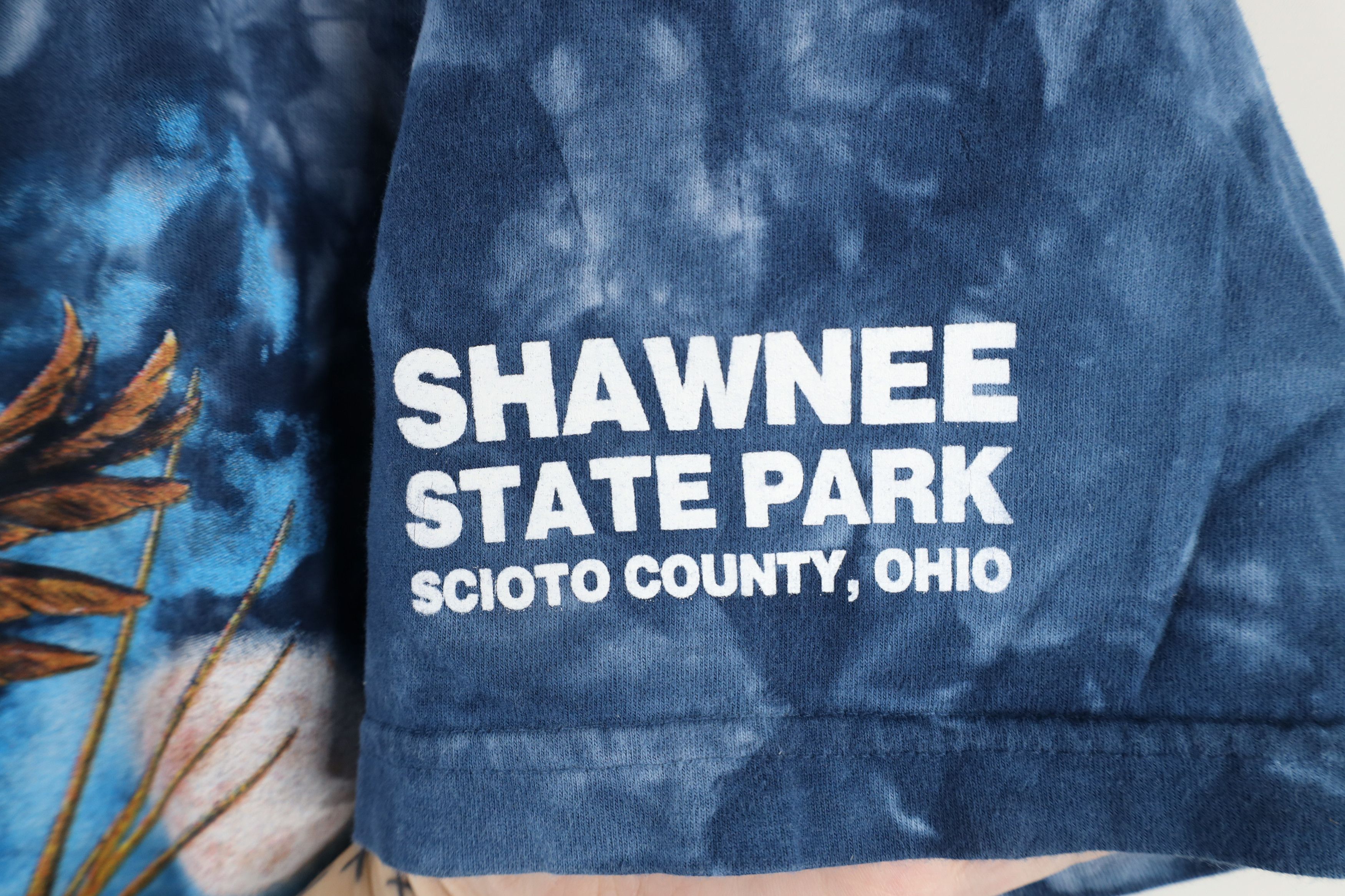 Vintage Vintage 90s Streetwear Shawnee Park Acid Wash Nature T-Shirt Size US L / EU 52-54 / 3 - 4 Thumbnail