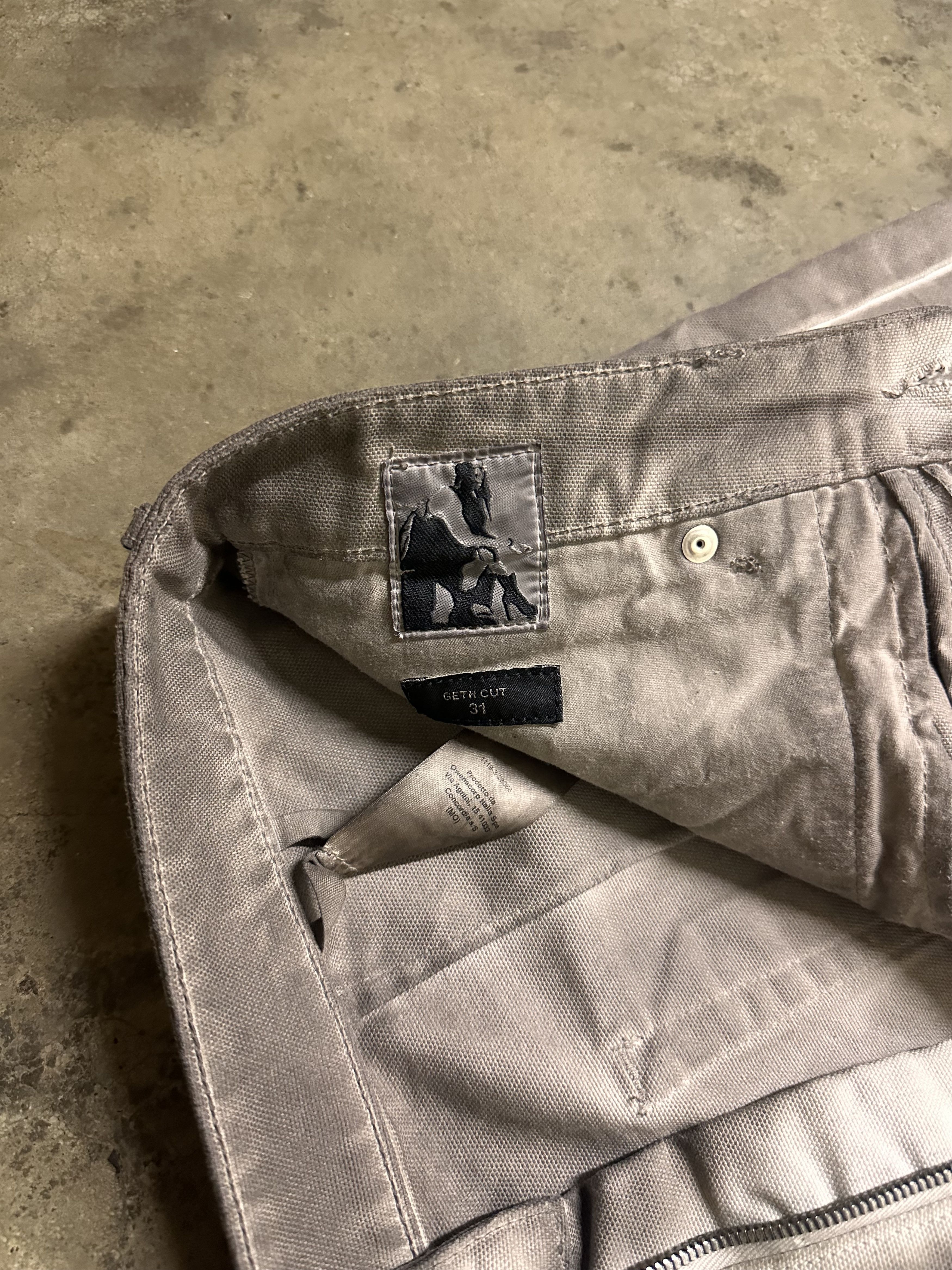 Rick Owens Rick Owens Dust Baggy Carpenter Jeans Size US 31 - 7 Thumbnail