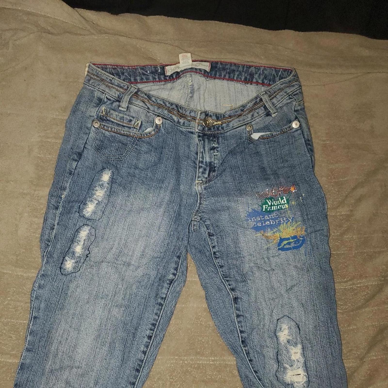Ecko Unltd. Ecko Unltd. Women's Blue and Navy Jeans Size 34" / US 12 / IT 48 - 1 Thumbnail
