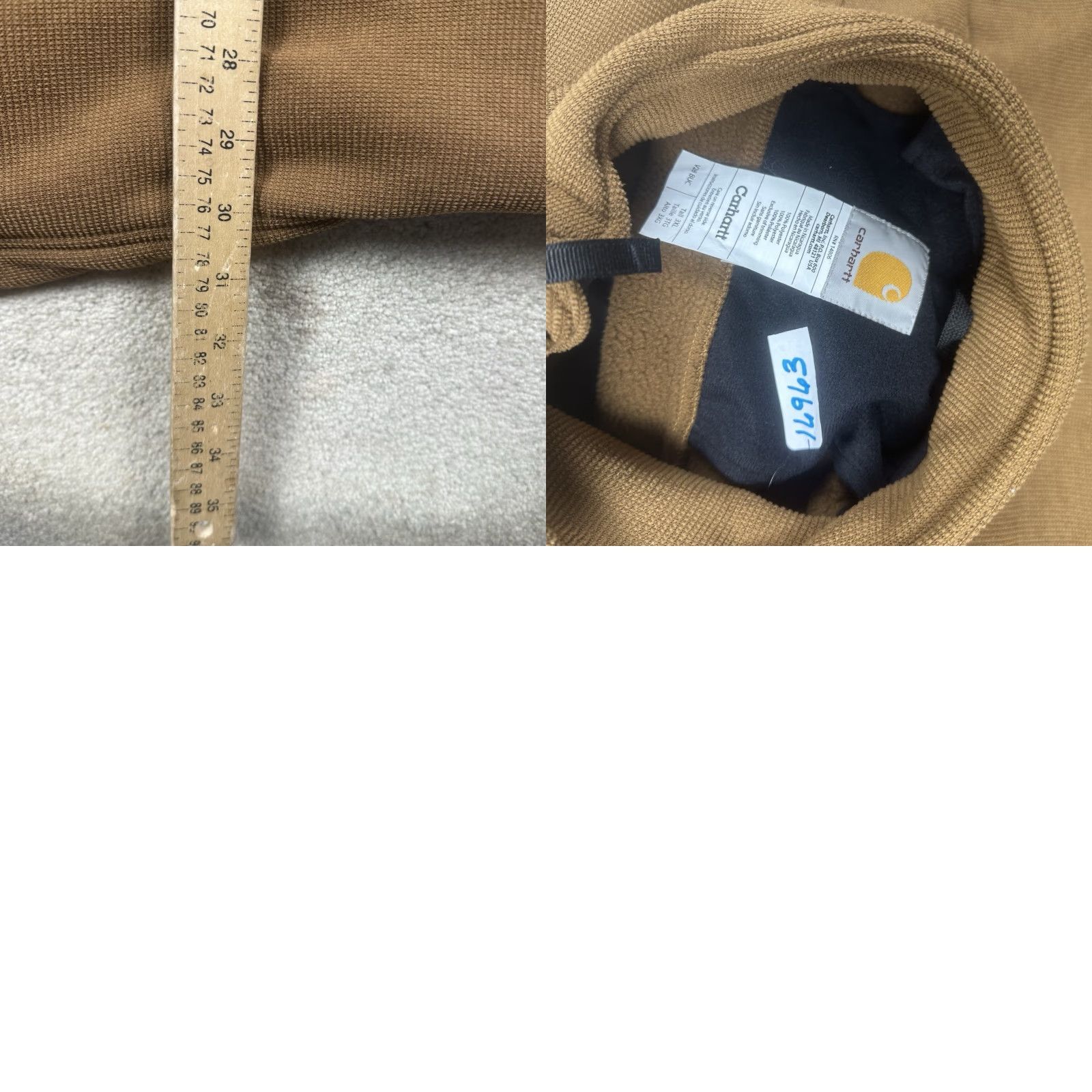 Carhartt Carhartt Vest Mens 3XL V28 BUC Duck Brown Textured Windbreaker All Seasons Pockets Zip Regular Size US XXL / EU 58 / 5 - 8 Thumbnail