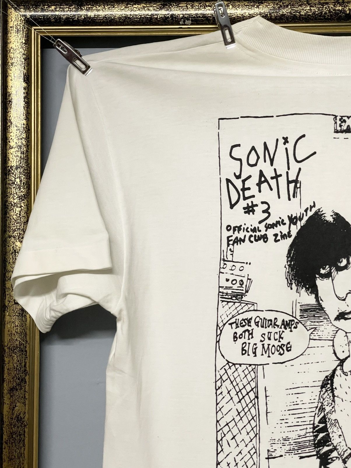 Vintage Vintage 1993 Sonic Youth Sonic Death Fanzine#3 Rare Find Tee Size US M / EU 48-50 / 2 - 4 Thumbnail