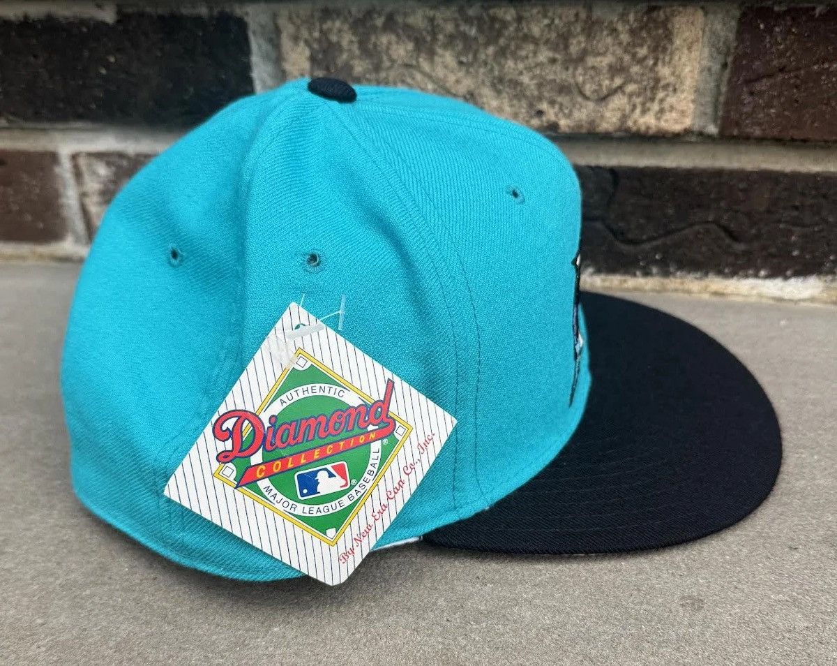 New Era Vintage New Era Florida Marlins Fitted On Field Hat 7 3/4 Size ONE SIZE - 2 Thumbnail