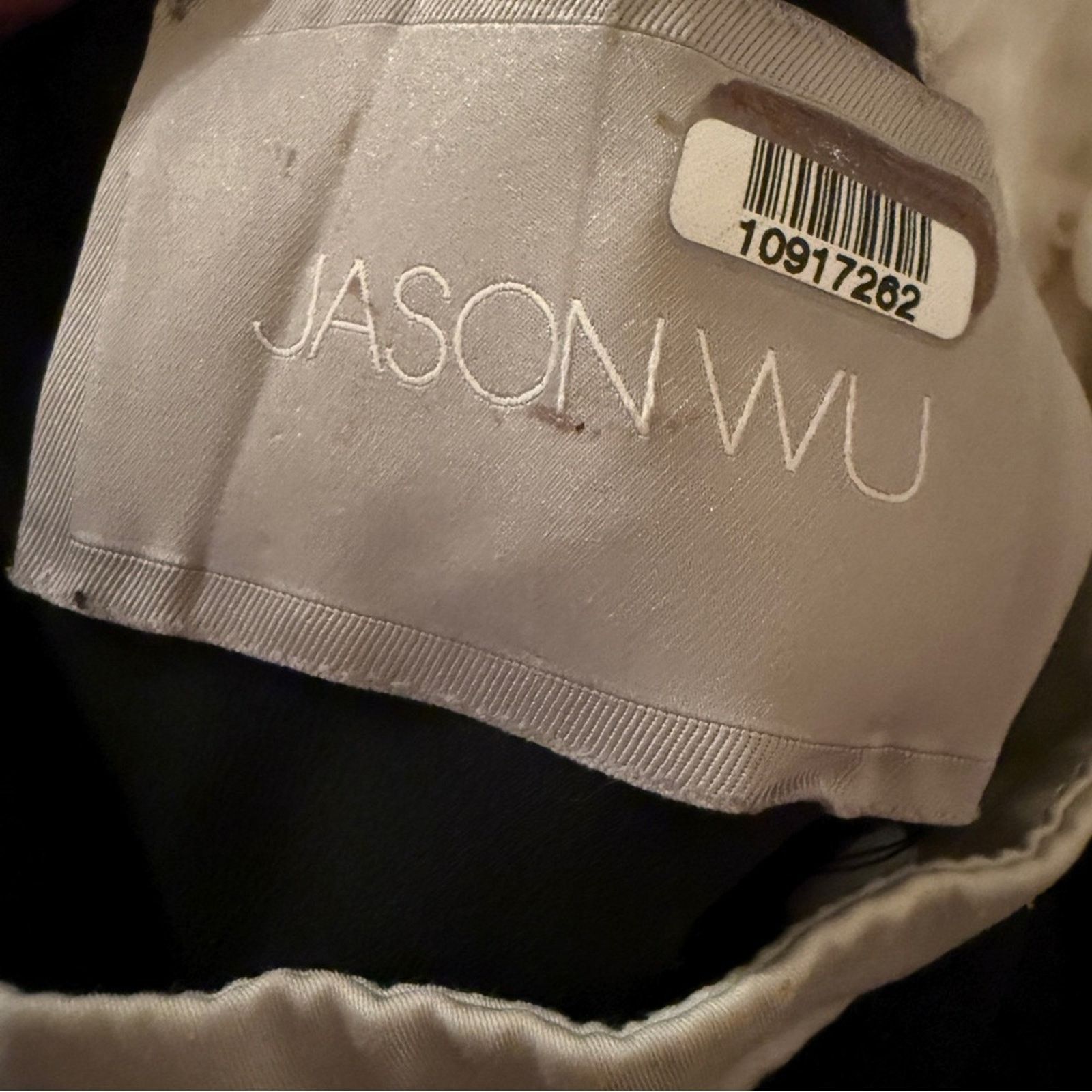 Jason Wu RTR Jason Wu Collection Black Contrast Collar Ponte Dress Size XS / US 0-2 / IT 36-38 - 6 Thumbnail