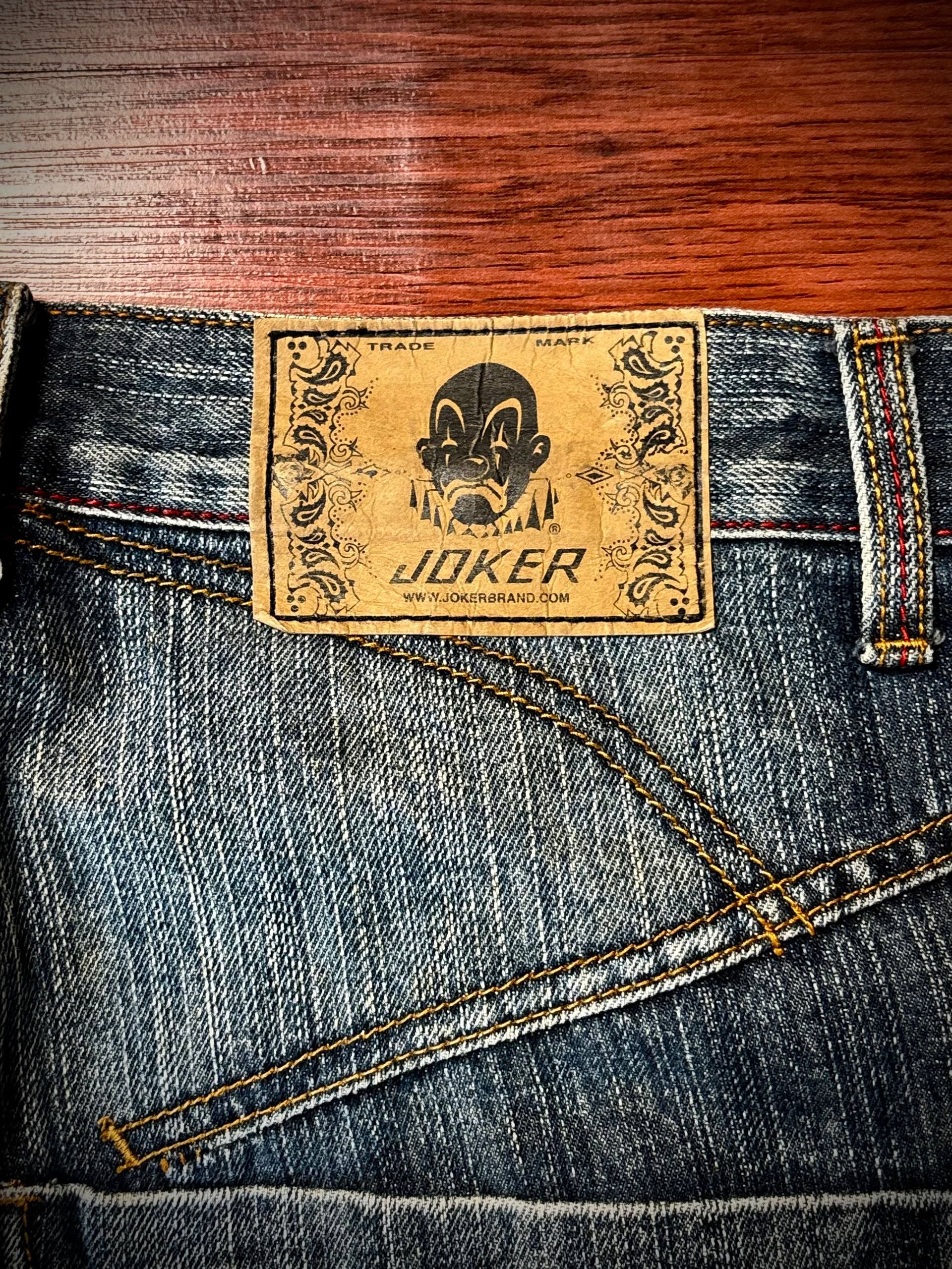 JNCO Vintage 00s Joker LA City Big Logo Back Hit Denim Pants Size US 36 / EU 52 - 4 Thumbnail
