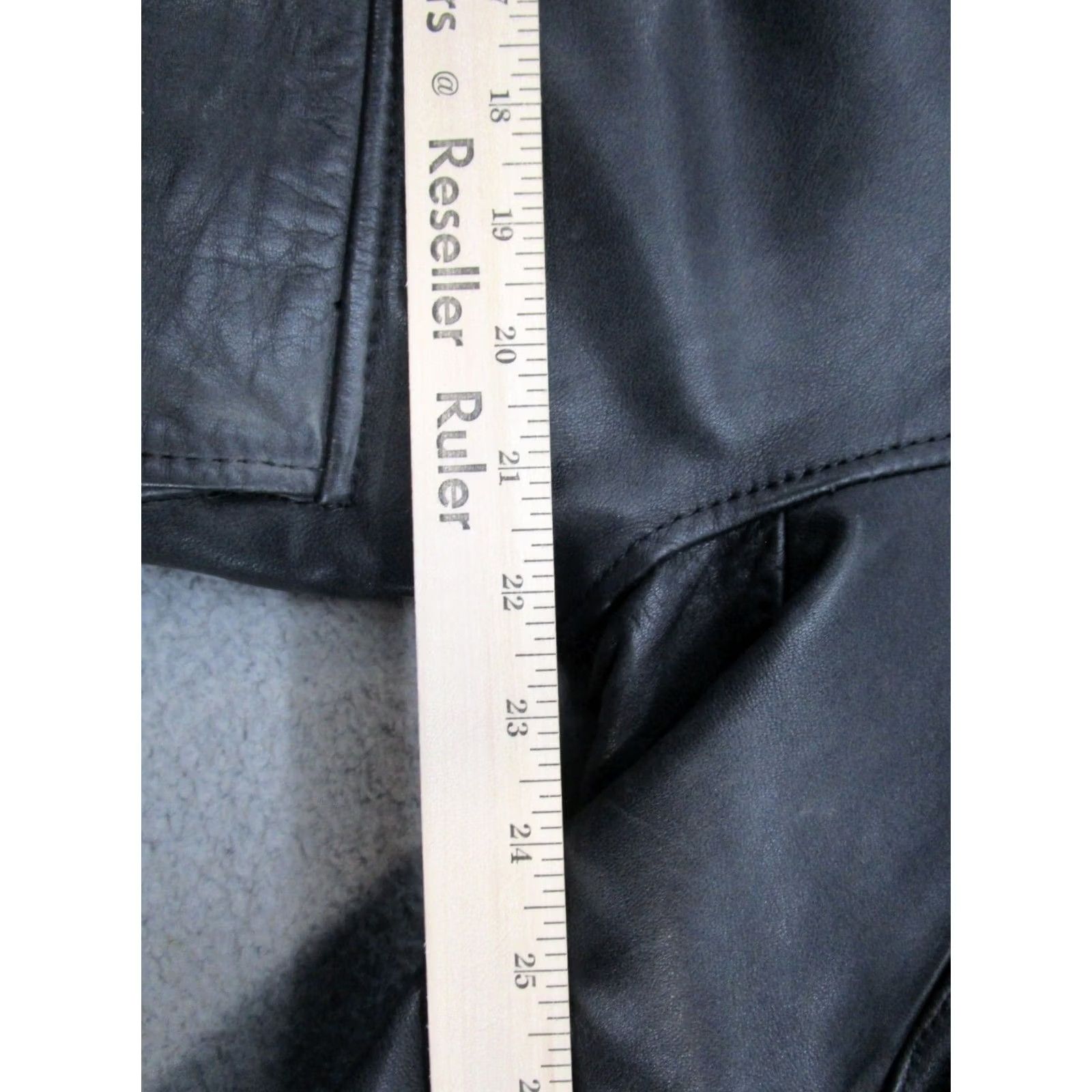 Yamaha VTG Yamaha Leather Jacket Mens Black Moto Bomber Quilted Lined Elbow Patch Size 46 Size US S / EU 44-46 / 1 - 6 Thumbnail