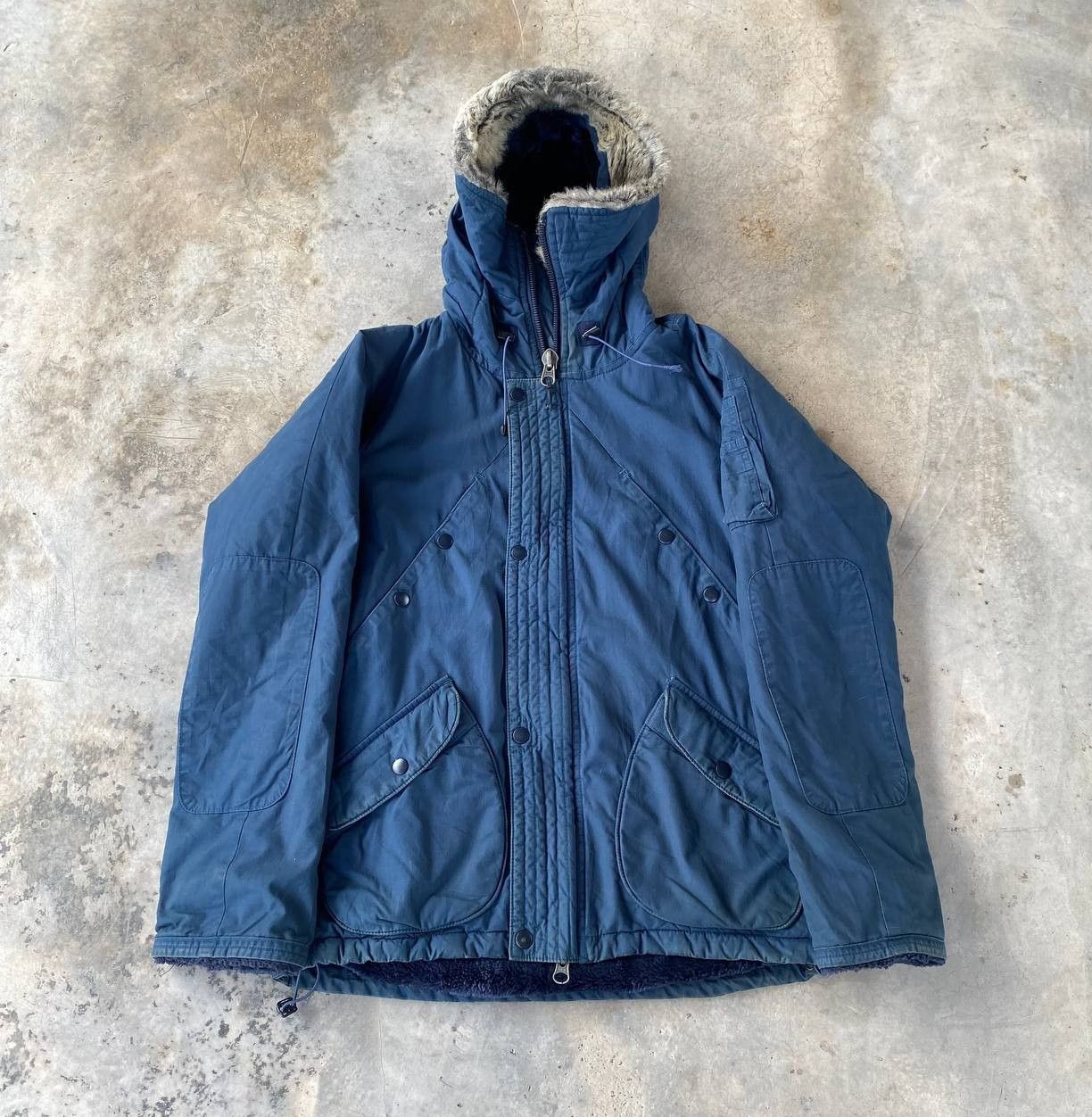Nonnative VINTAGE NONNATIVE MILITARY COLD JACKET SHERPA FUR HOODIE Size US M / EU 48-50 / 2 - 1 Thumbnail