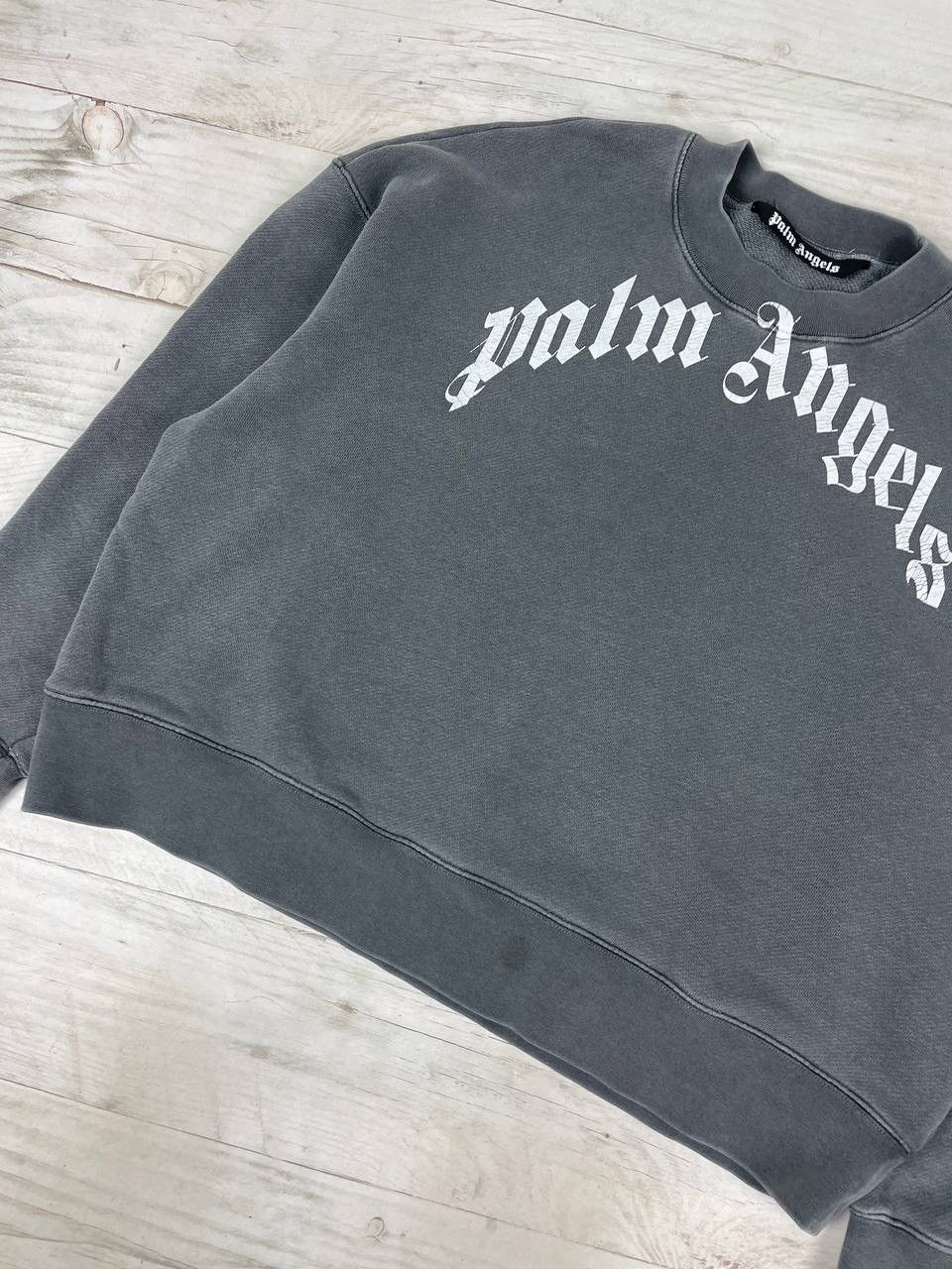 Palm Angels Palm Angels CURVED LOGO SWEATSHIRT Size US S / EU 44-46 / 1 - 3 Thumbnail