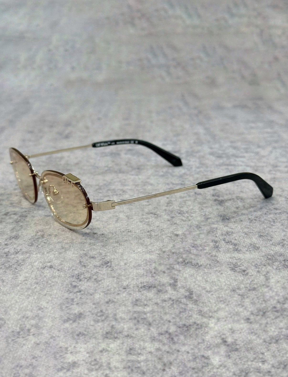 Off-White OFF-WHITE MIAMI SUNGLASSES GOLD Size ONE SIZE - 1 Thumbnail