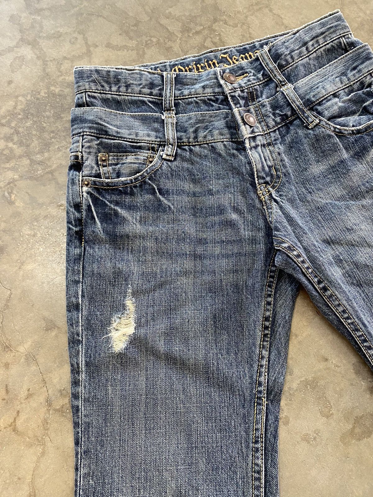 Hysteric Glamour × Japanese Brand × Le Grande Bleu (L.G.B.) Flare Jeans Japanese Oririn Jeans Distressed Boot Cut Size 26" / US 2 / IT 38 - 5 Thumbnail