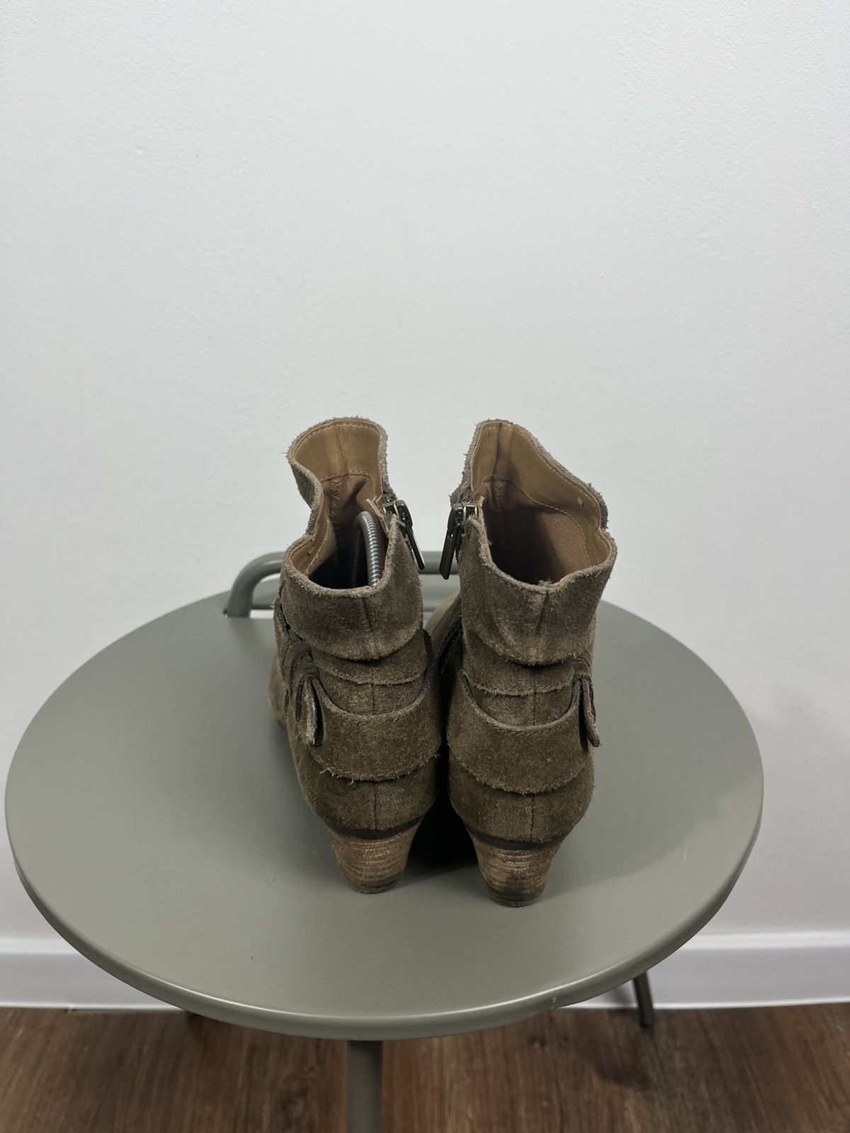 Clarks Clarks Suede Ankle Boots Buckle Low Heel Women EU 37.5 Brown Size US 6.5 / IT 36.5 - 5 Thumbnail