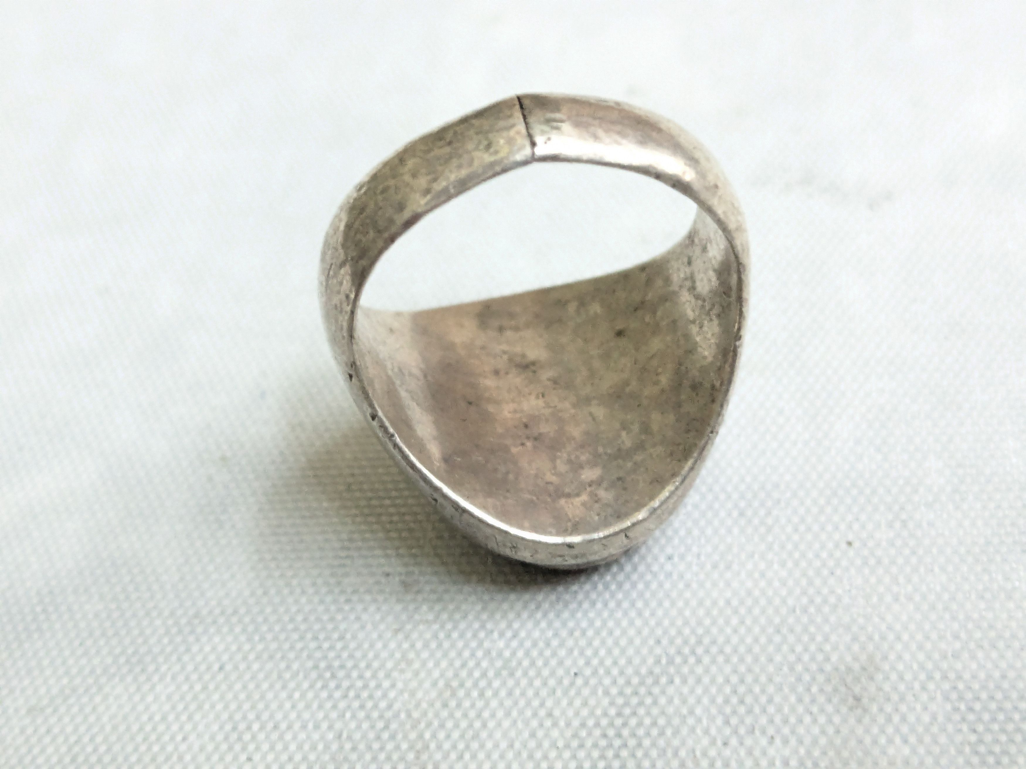 Jewelry Vintage Sterling Silver Ring Lapis Lazuli Oval Cabochon Blue Size ONE SIZE - 10 Thumbnail