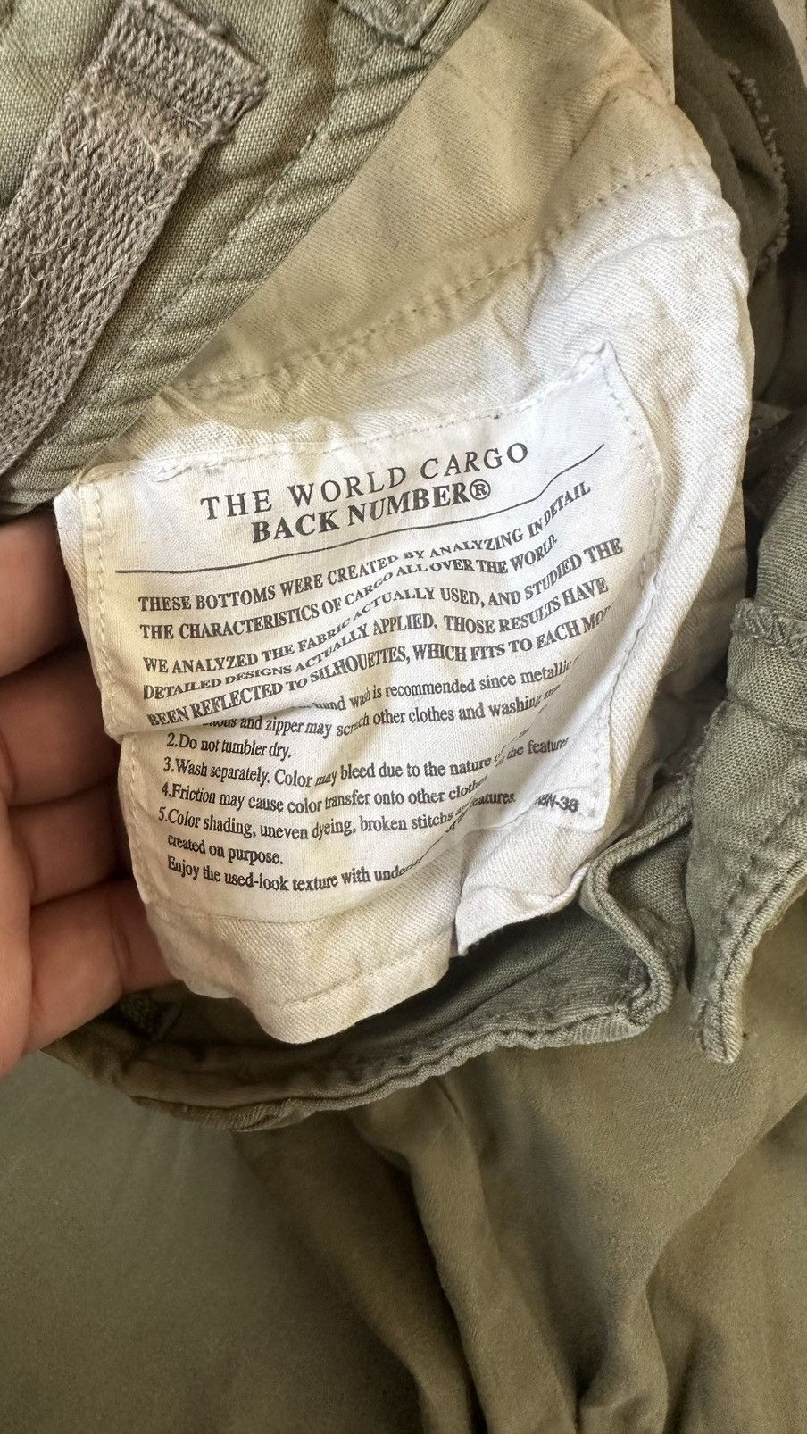 Other VINTAGE THE WORLD CARGO BACK NUMBER MILITARY PANT Size US 32 / EU 48 - 10 Thumbnail