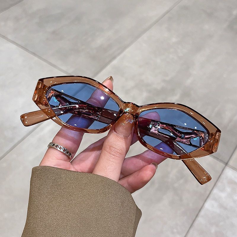 VIBE Hip-hop Street ins style custom avant-garde sunglasses Size ONE SIZE - 6 Thumbnail