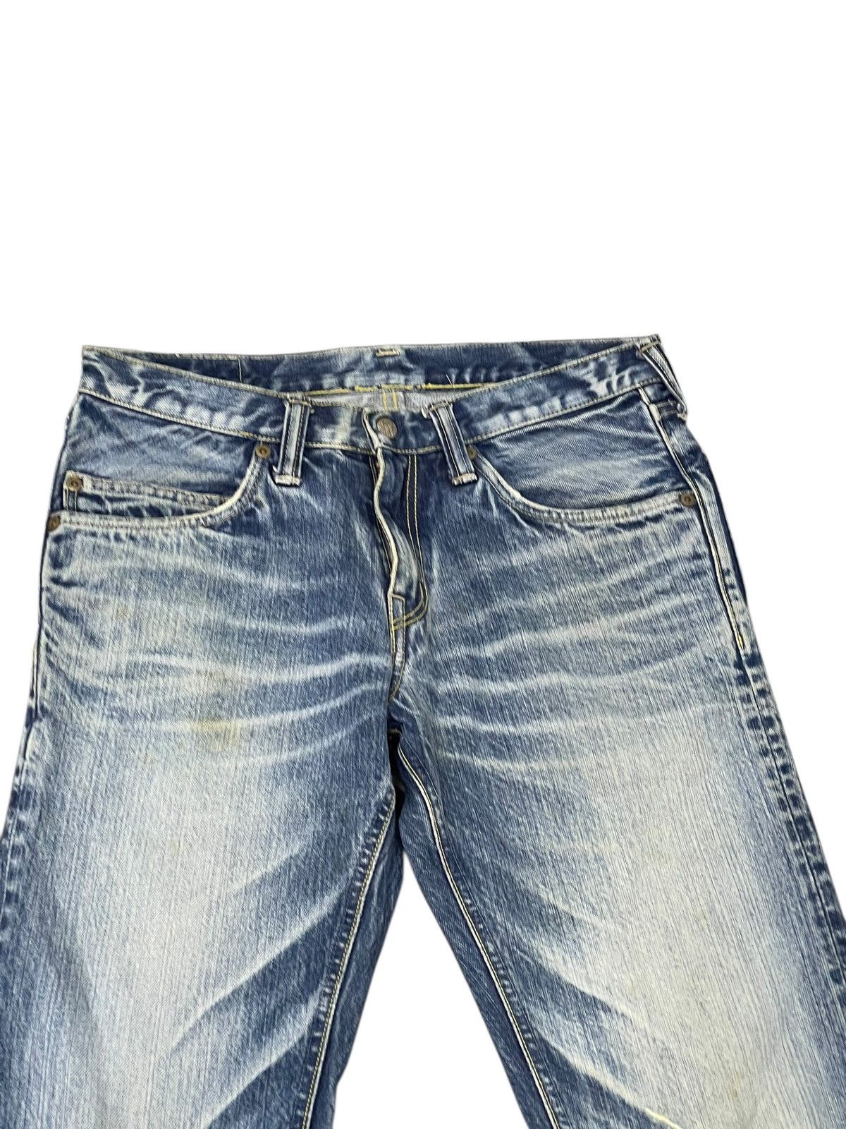 Blue Blue Japan Straight Jeans Blue Blue Japan Faded Washed 4🟦0 Size US 29 - 6 Thumbnail