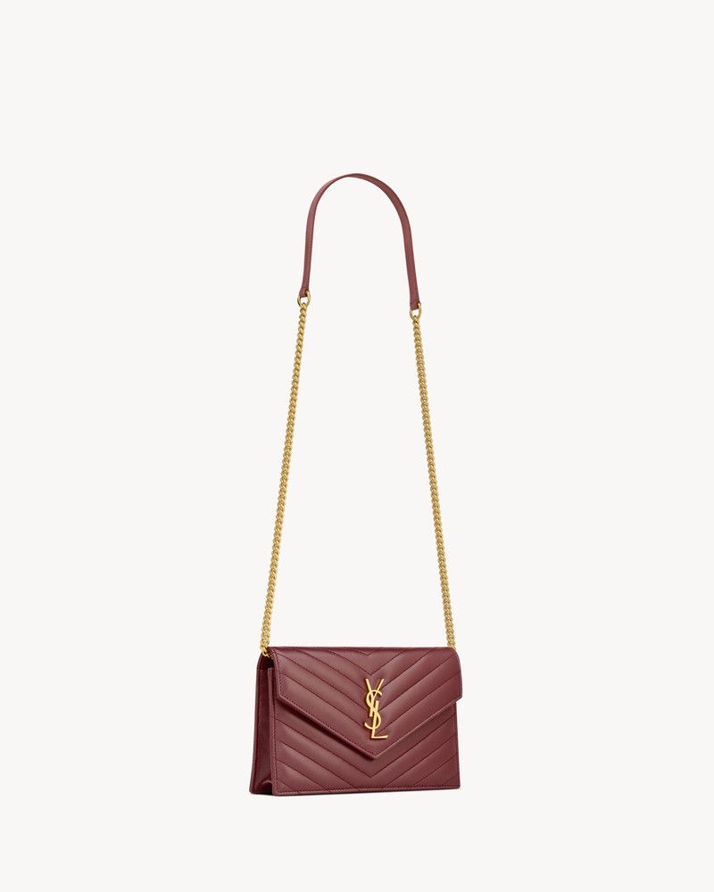 Saint Laurent Paris o1s1wg111125 Size: OS / Cassandre Envelope Chain Wallet Size ONE SIZE - 4 Thumbnail