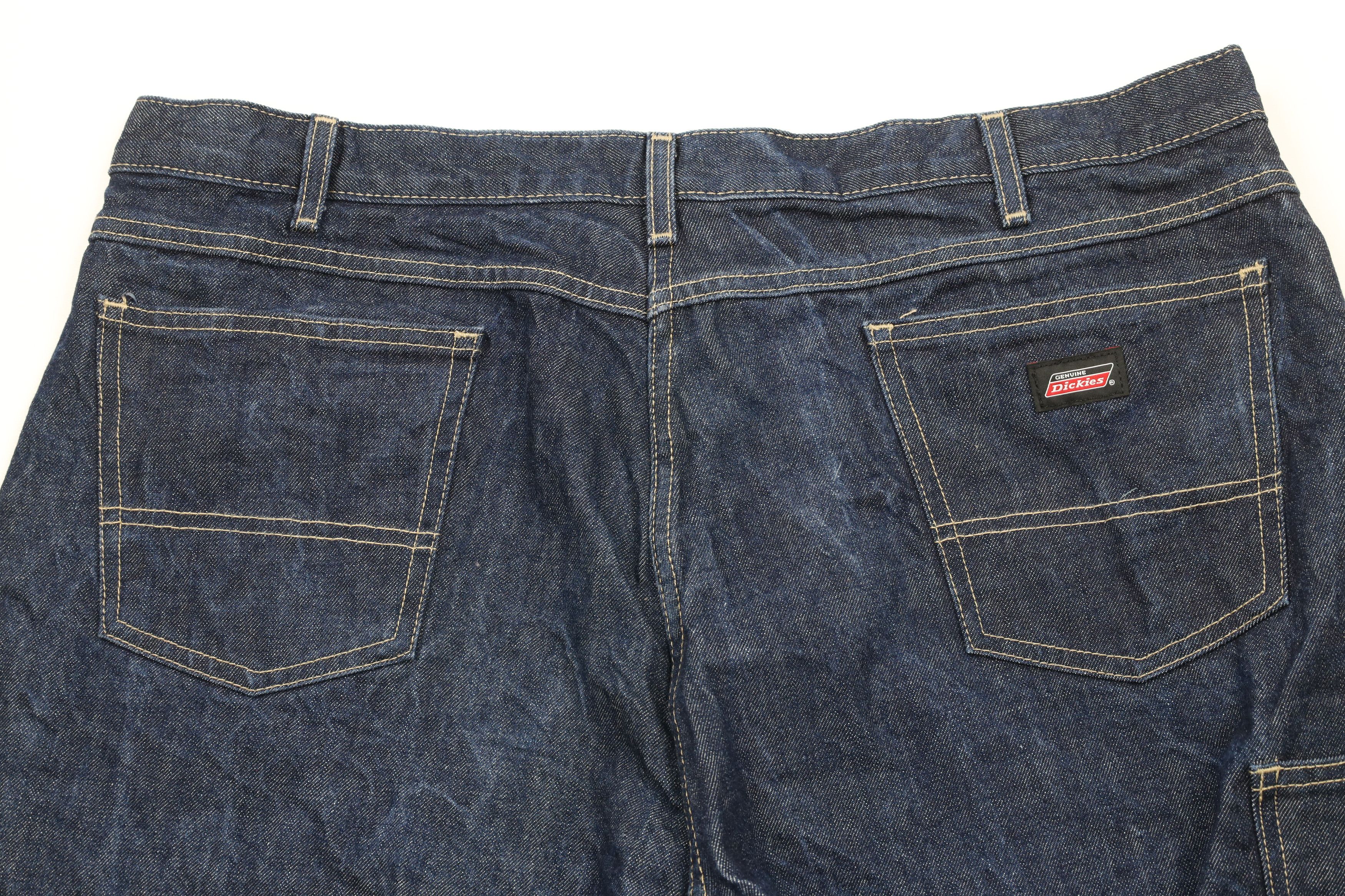 Dickies × Vintage Vintage Dickies Out Carpenter Denim Jean Shorts Jorts Indigo Size US 40 / EU 56 - 9 Thumbnail