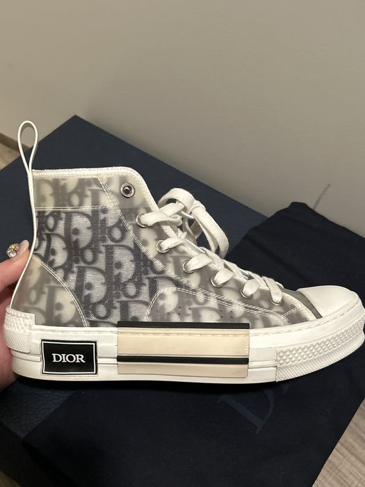 dior high top oblique sneakers