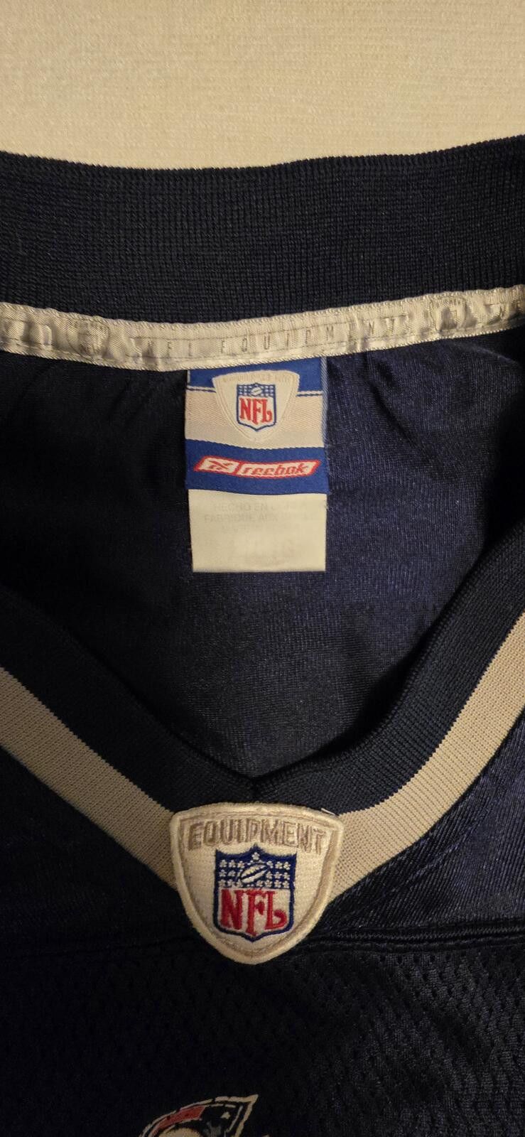 Reebok New England Patriots #24 Law NFL Football Jersey Size ONE SIZE - 8 Thumbnail