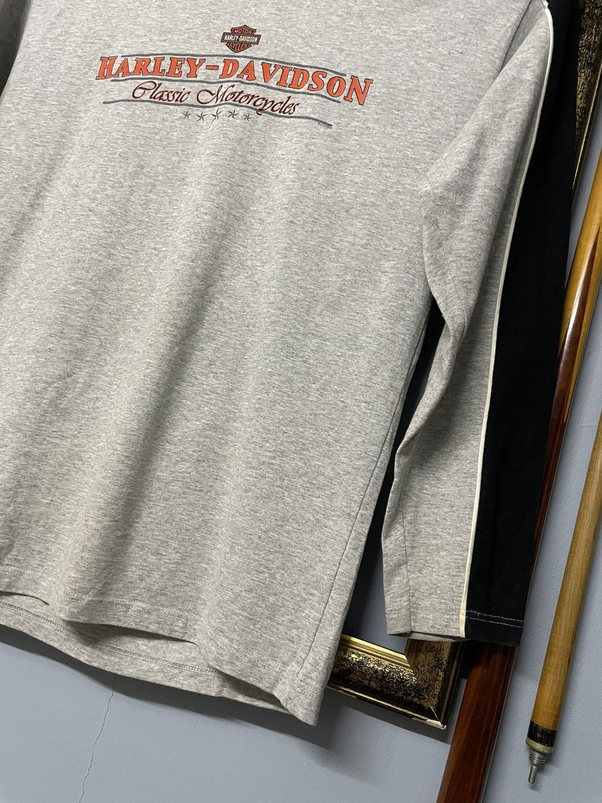 Harley Davidson Vintage 1990s Designer Harley Davidson ‘Classic Motorcyles’ Size US M / EU 48-50 / 2 - 6 Thumbnail
