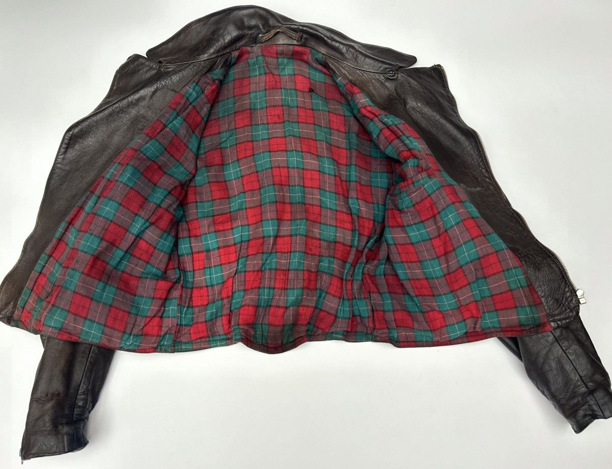 Vintage 30-40’s WWII German Leather Motorcycle Jacket DRP Zipp Size US S / EU 44-46 / 1 - 5 Thumbnail