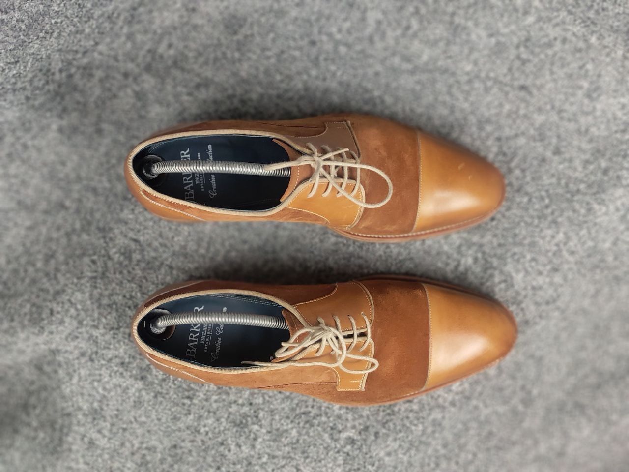 Barker Barker Design Butler Derby brown leather suede Classic Shoes Size US 11 / EU 44 - 4 Thumbnail