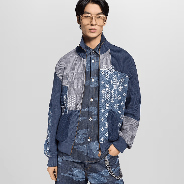 Louis Vuitton Zip Up Patchwork Tracktop Size US M / EU 48-50 / 2 - 2 Thumbnail