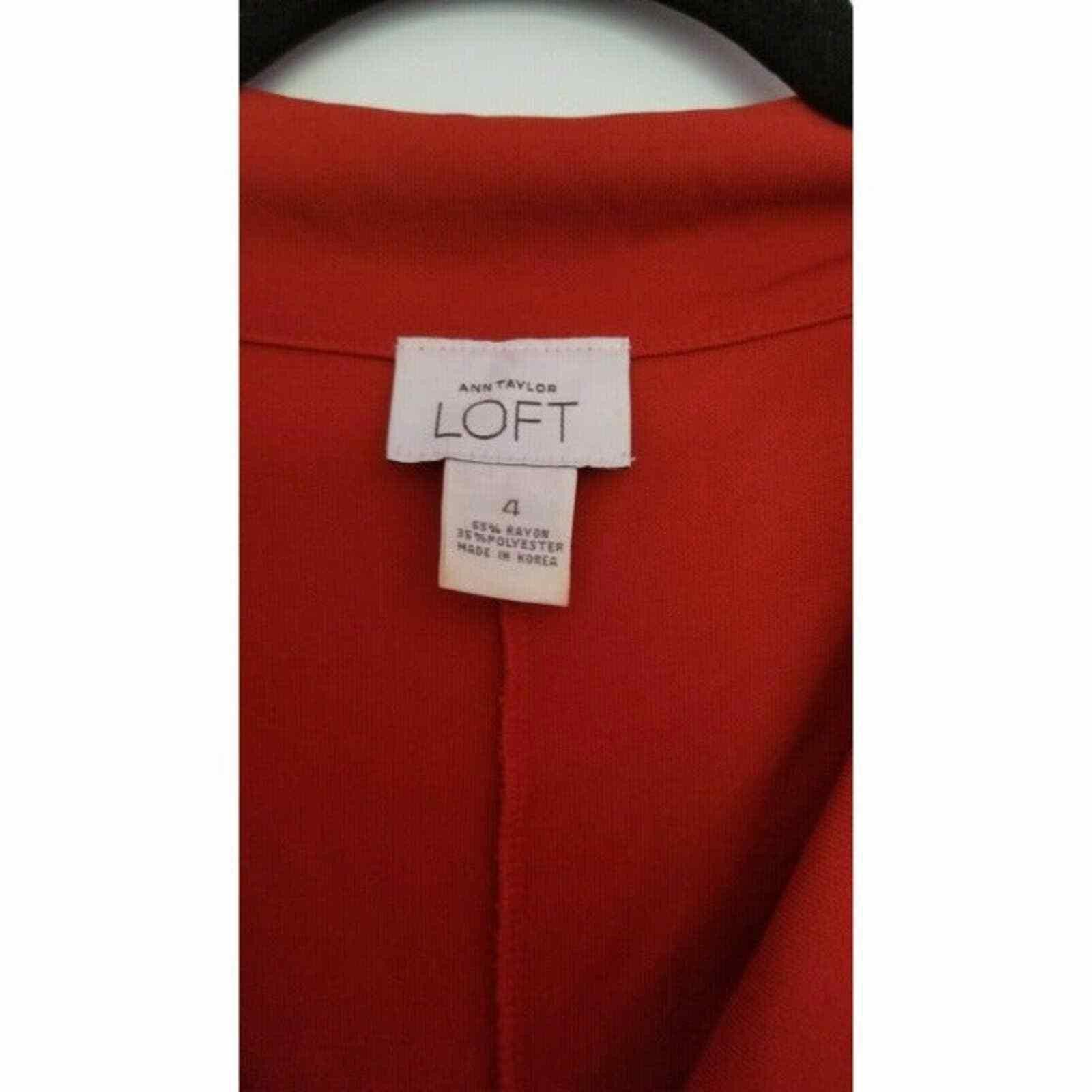 Ann Taylor Burnt Orange Ann Taylor LOFT Dress Size 4 Womens Ladies Slee Size S / US 4 / IT 40 - 3 Thumbnail
