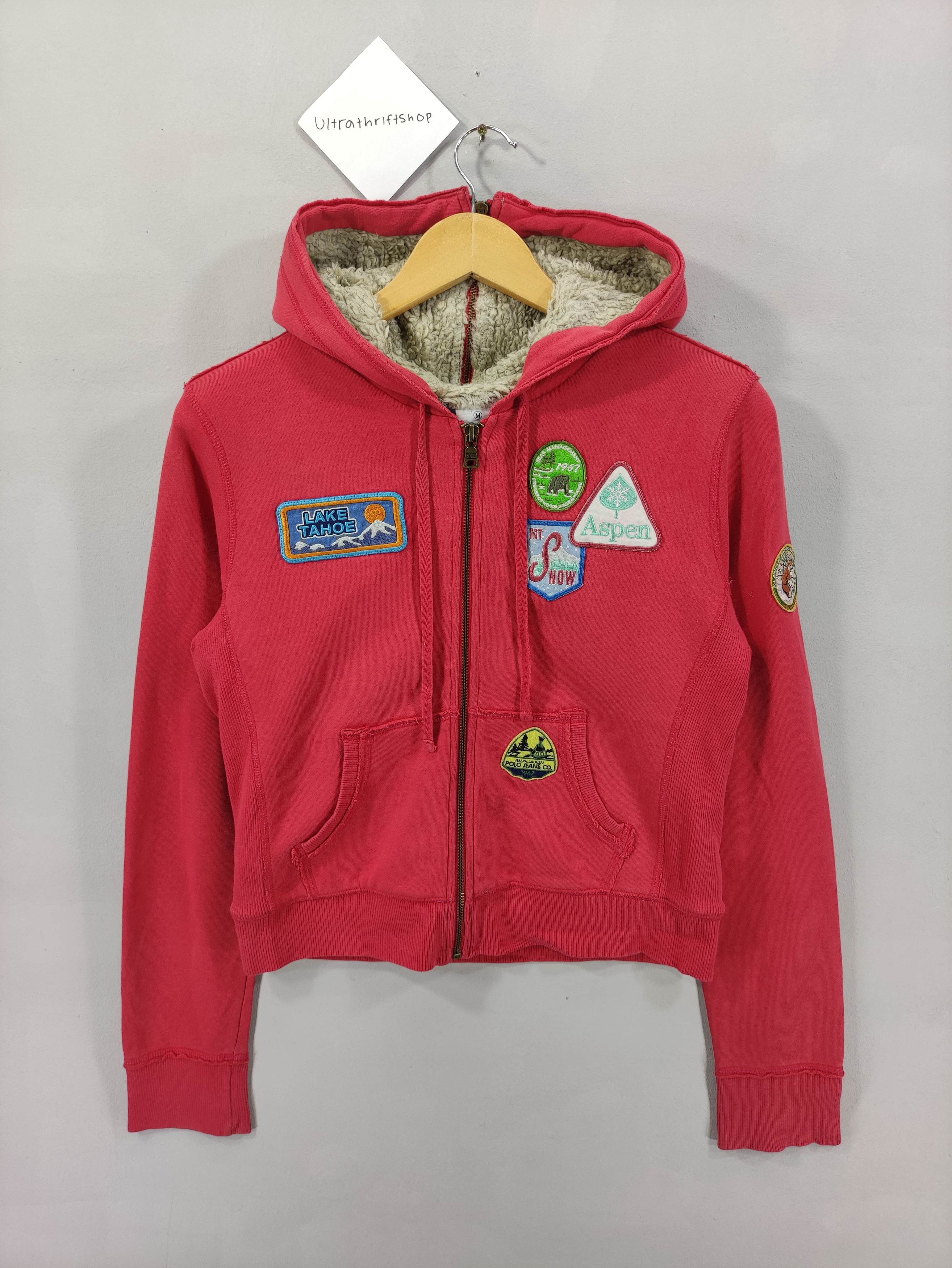Polo Ralph Lauren Vintage Polo Jeans Hoodie Sweater Jacket Zipper Size S / US 4 / IT 40 - 1 Thumbnail