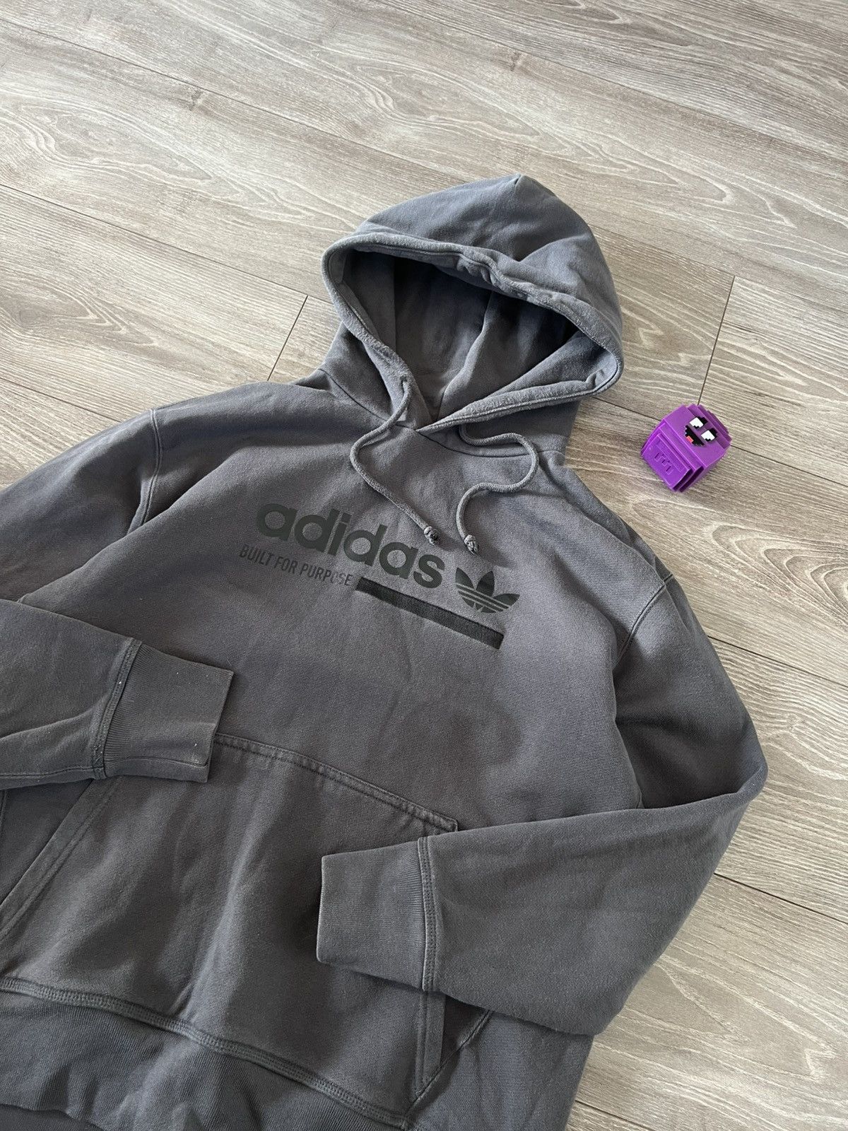 Adidas Adidas EQT Kaval Graphic Grey Premium Overprinted Hoodie Size US M / EU 48-50 / 2 - 10 Thumbnail