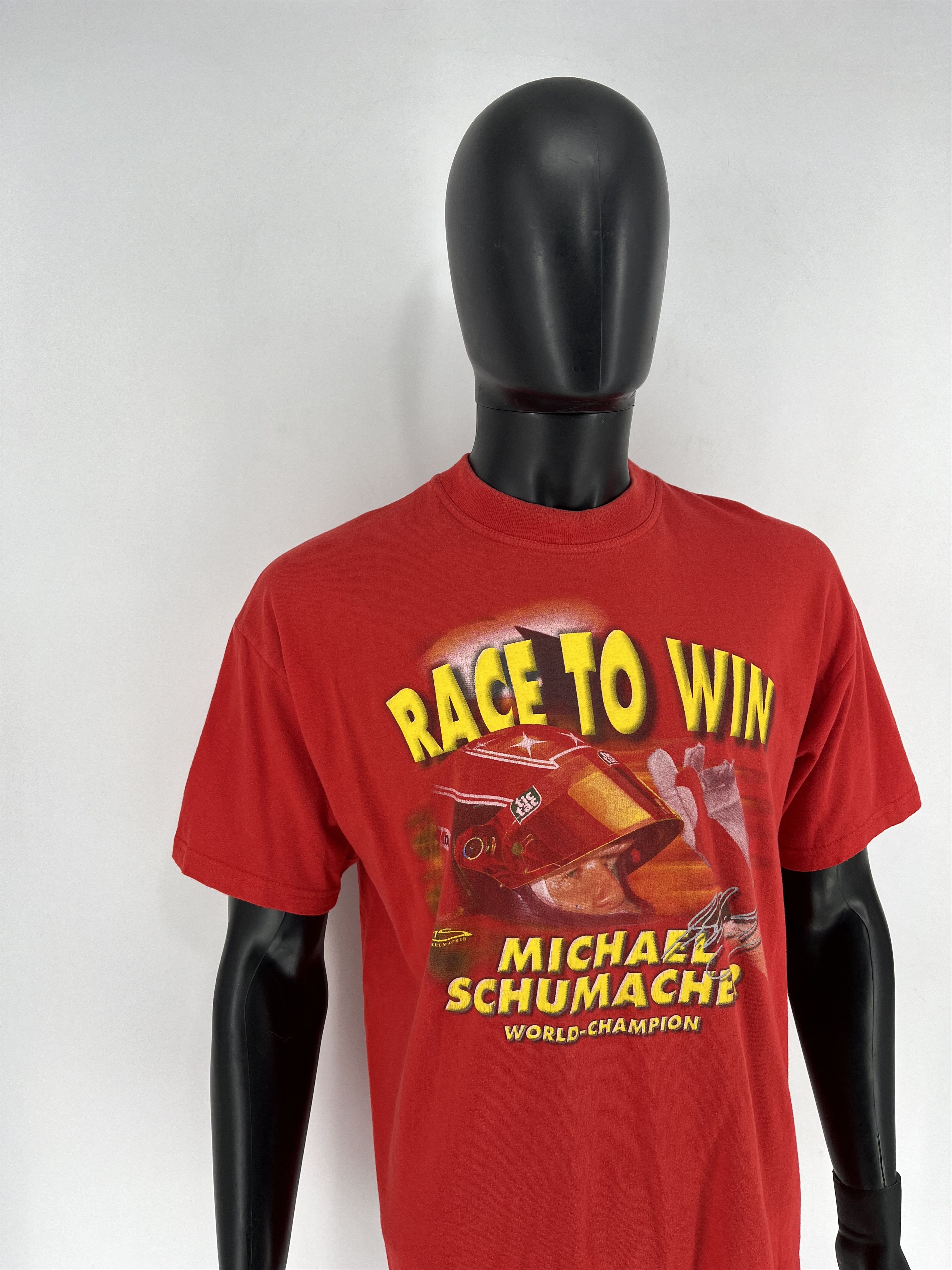 Formula 1 × Vintage Michael Schumacher Race To Win World Champion Shirt Size US M / EU 48-50 / 2 - 3 Thumbnail