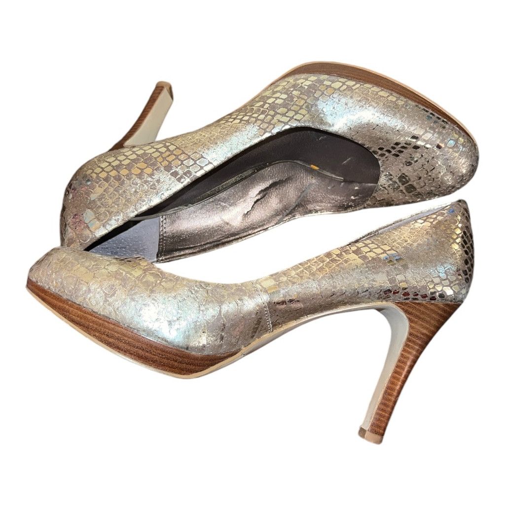 Other Moda In Pelle Gold Pumps Size 9 Size US 9 / IT 39 - 6 Thumbnail