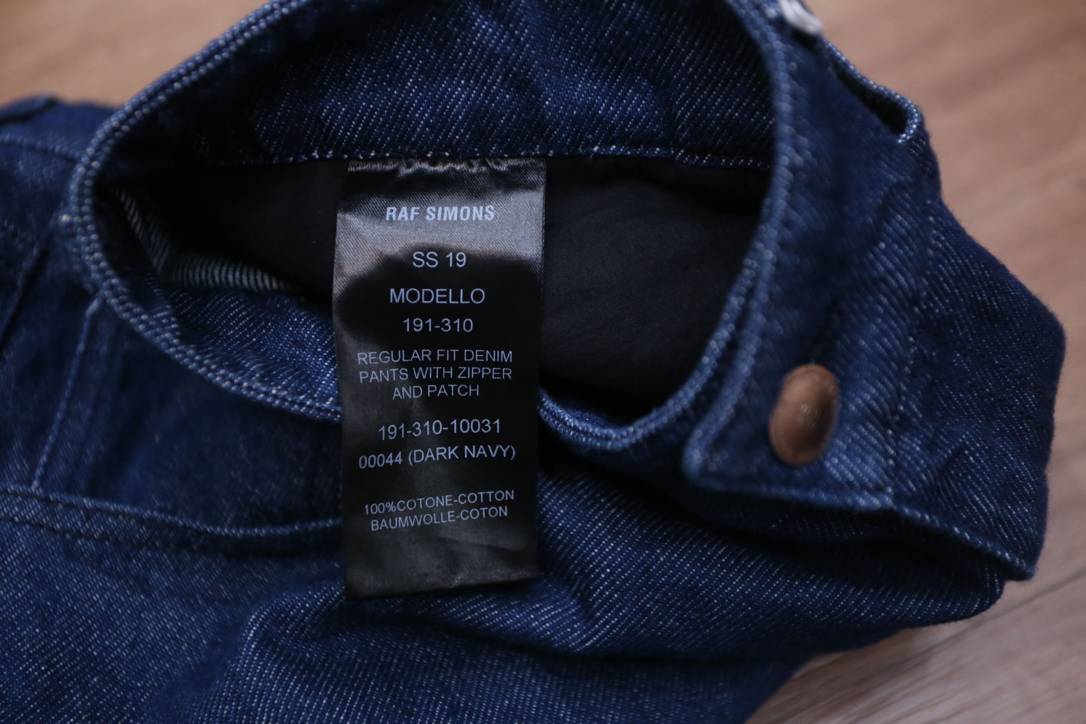 Raf Simons Raf Simons - S/S 19 - Zip-Patch Denim Jean Size US 33 - 7 Thumbnail