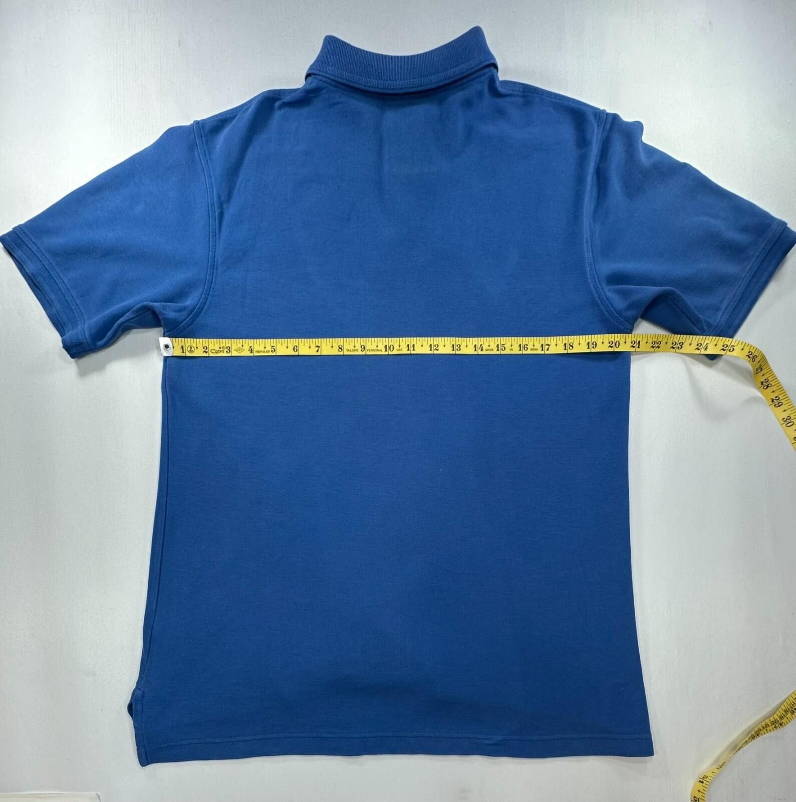 Jos. A. Bank Jos A Bank 1/4 Button Travelers Polo Shirt Blue Mens M Size US M / EU 48-50 / 2 - 4 Thumbnail