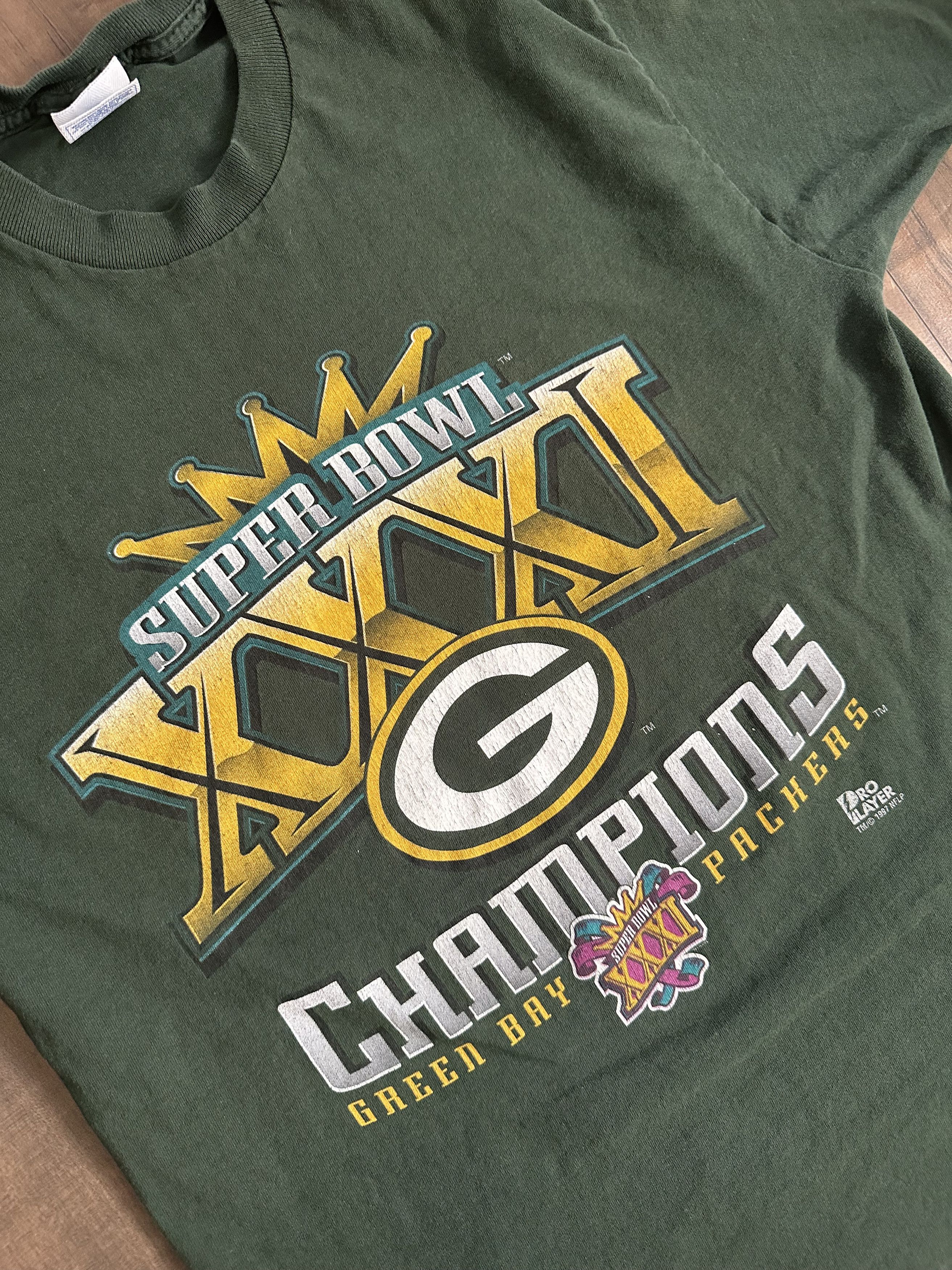 Vintage Green Bay Packers Vintage T shirt Size US L / EU 52-54 / 3 - 2 Thumbnail