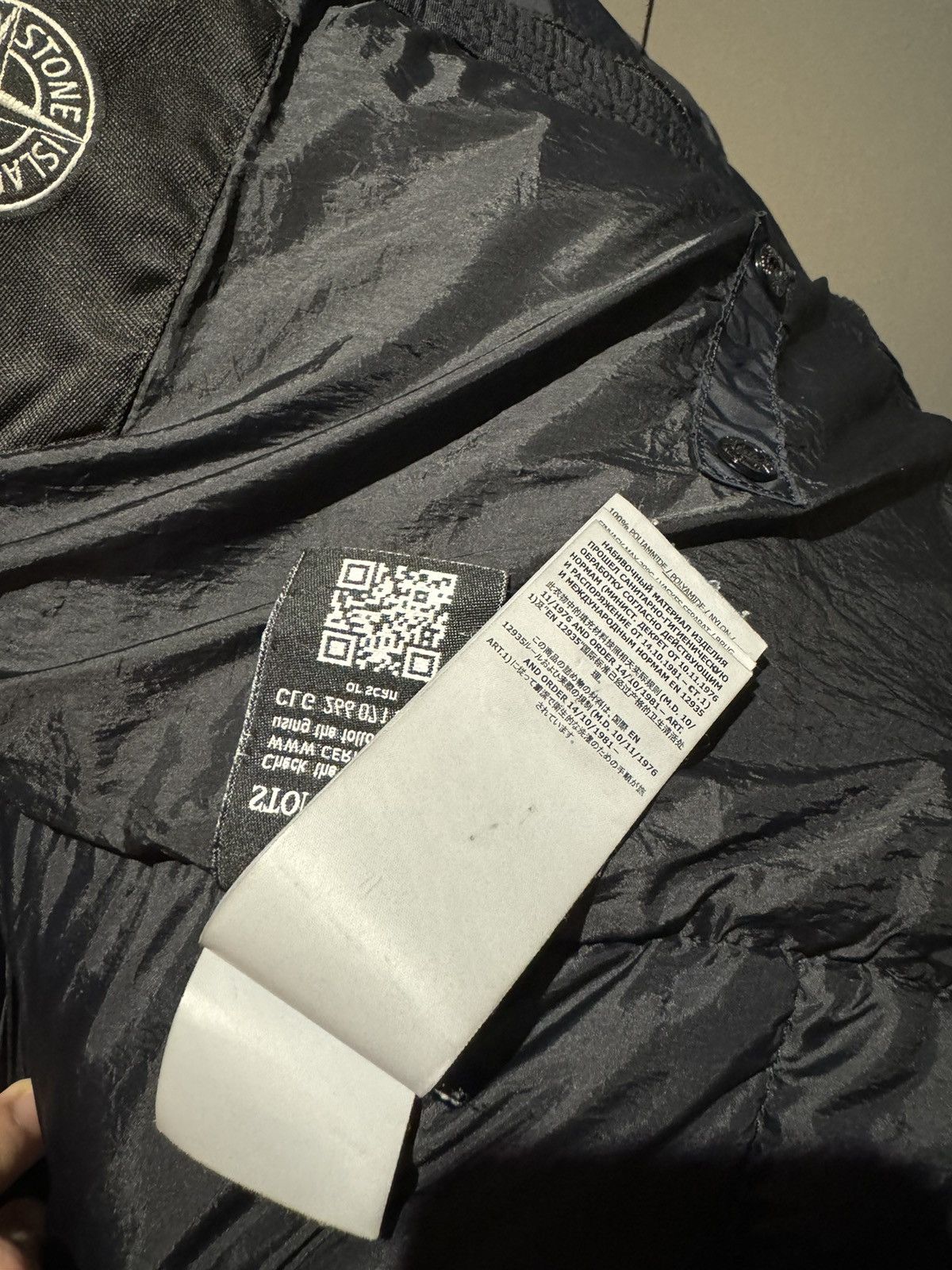 Stone Island Stone Island Crinckle Reps Down Navy Puffer Jacket Size US M / EU 48-50 / 2 - 7 Thumbnail