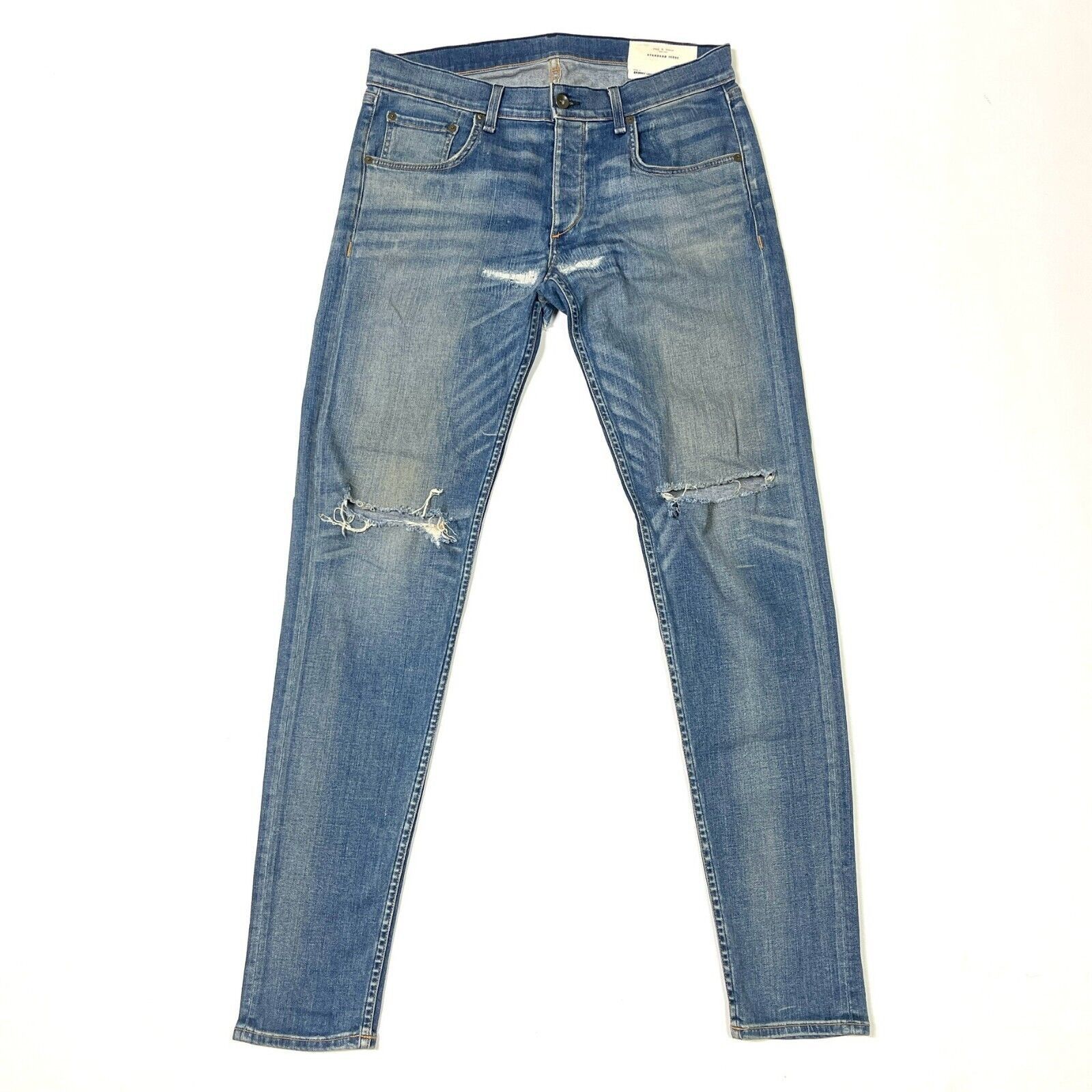 Rag Bone Standard Issue Fit Skinny Leg Jeans Size 33 B21 - Main Image