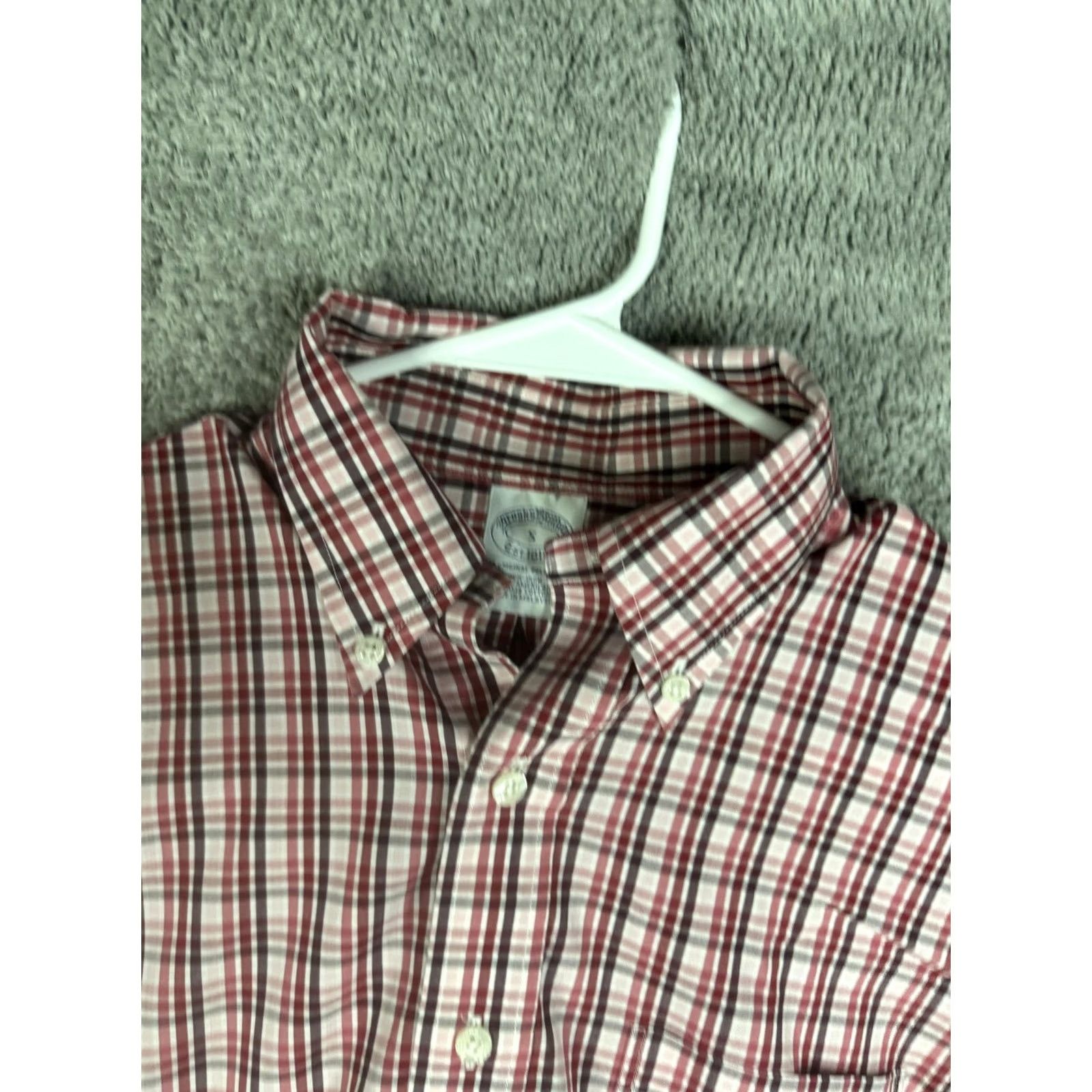 Brooks Brothers VINTAGE Brooks Brothers Shirt Mens Small Red Plaid Non Iron Supima Cotton Button Down Size US S / EU 44-46 / 1 - 5 Thumbnail