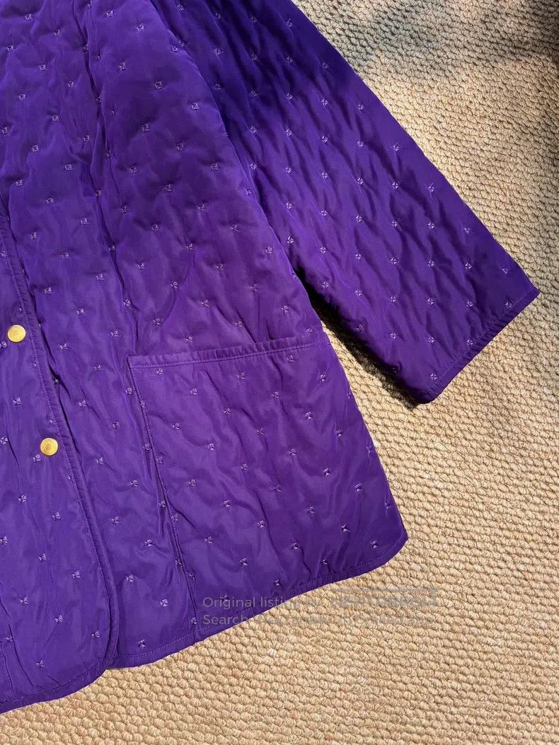 Hermes Hermes Vintage Quilted Cotton Padded Jacket with Full Embr Size S / US 4 / IT 40 - 3 Thumbnail