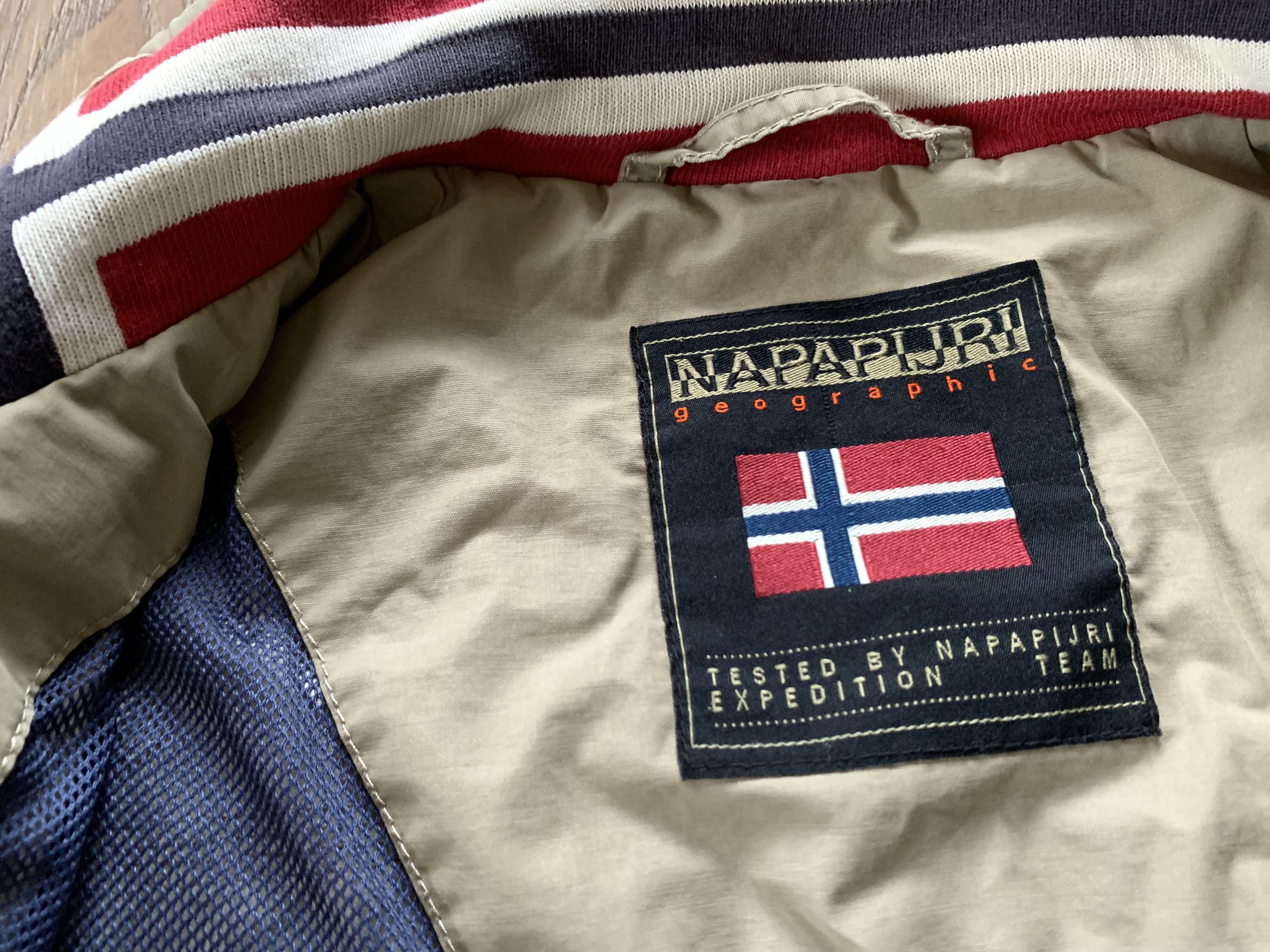 Designer × Napapijri × Vintage Vintage Napapijri Outdoor Windbreaker Jacket Size US XL / EU 56 / 4 - 8 Thumbnail