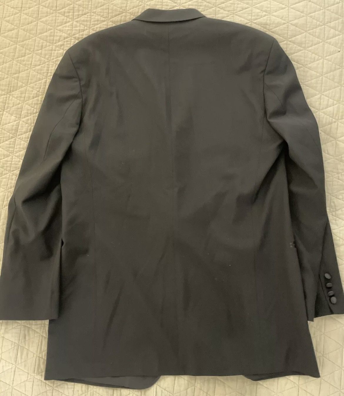Hugo Boss 3-Button Single Breasted Pleated Tuxedo Size 46L - 11 Thumbnail