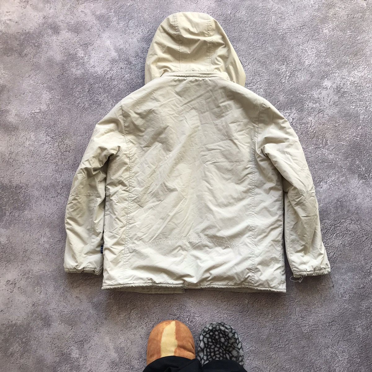 Vintage Vintage Gap Quilted Puffer Jacket Cream Gorpcore Y2K Faded L Size US L / EU 52-54 / 3 - 10 Thumbnail