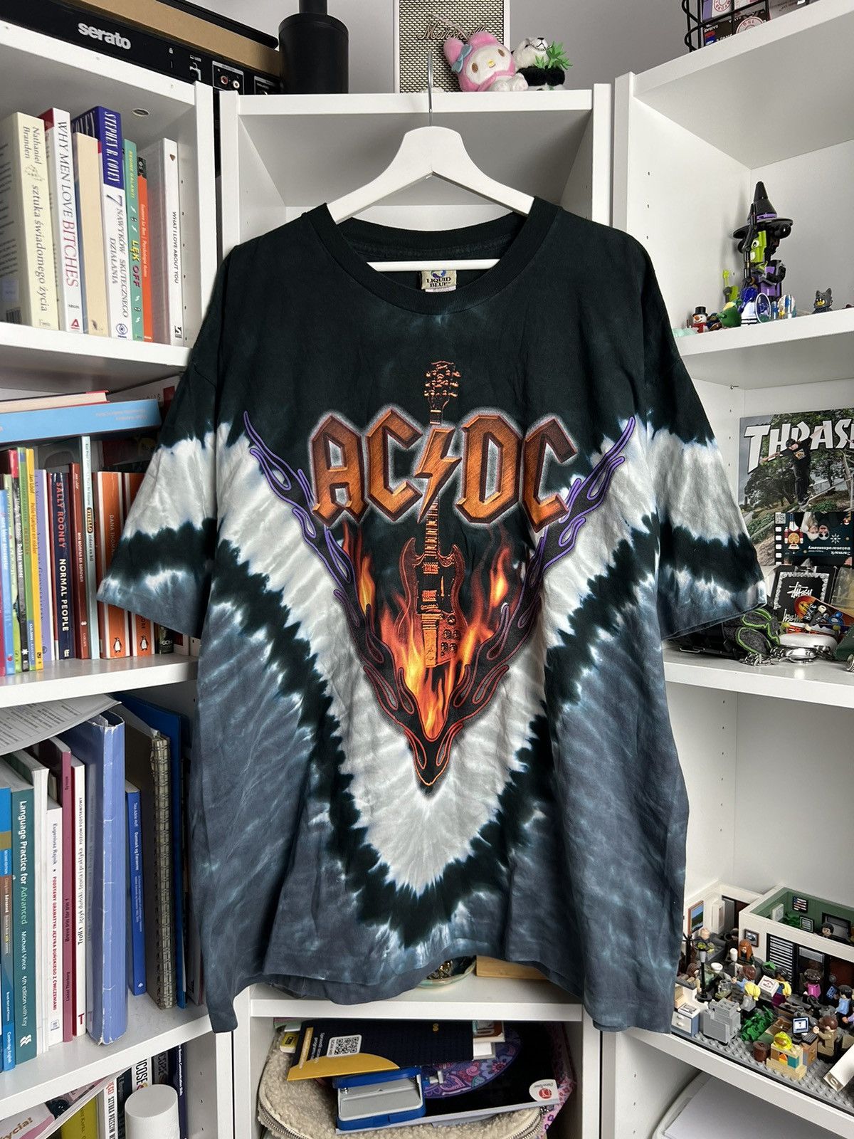 AC/DC × Band Tees × Liquid Blue Vintage 2000s AC / DC Hells bells Liquid blue t-shirt XXL Size US XXL / EU 58 / 5 - 1 Thumbnail