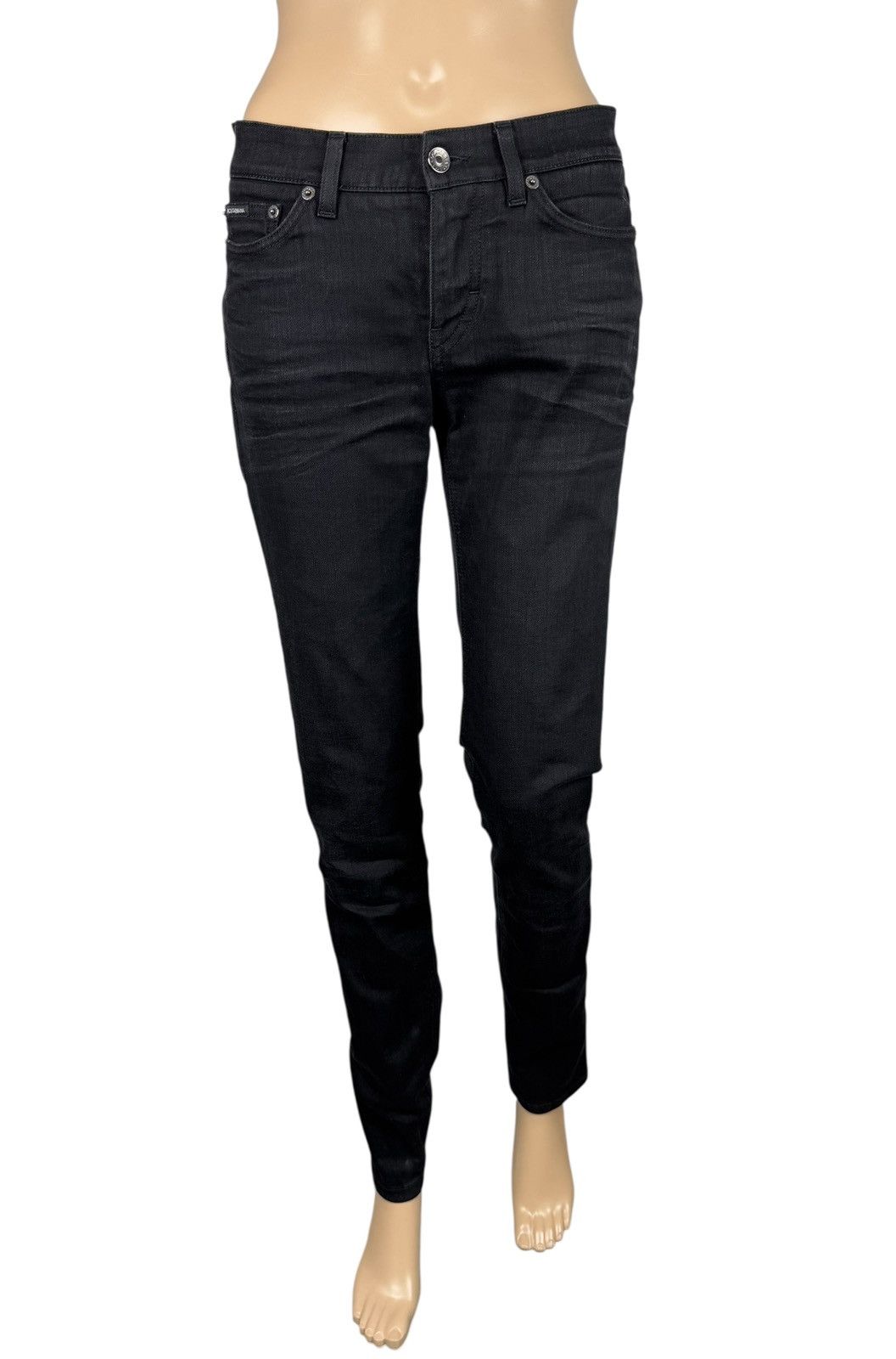 Dolce & Gabbana Dolce & Gabbana Slim Jeans Metal Logo Womens size 40 Size 27" / US 4 / IT 40 - 6 Thumbnail