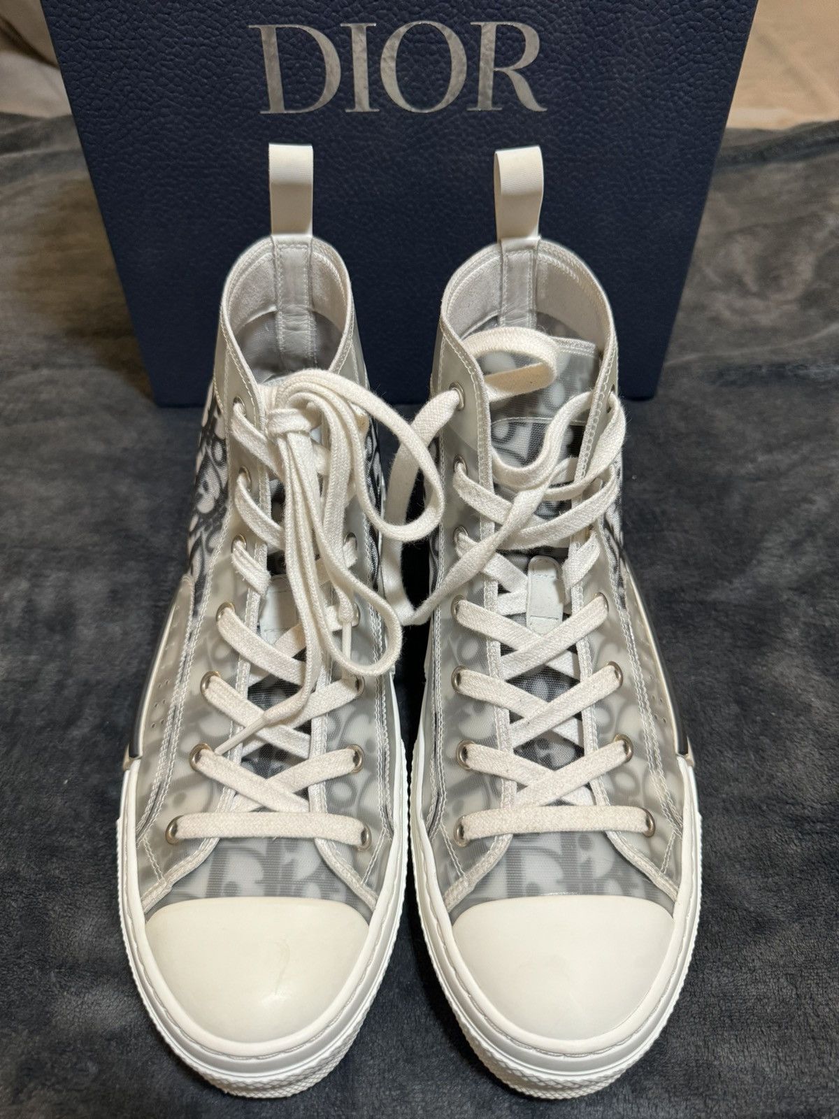 Dior Dior B23 High Top Sneakers Size US 8 / EU 41 - 3 Thumbnail