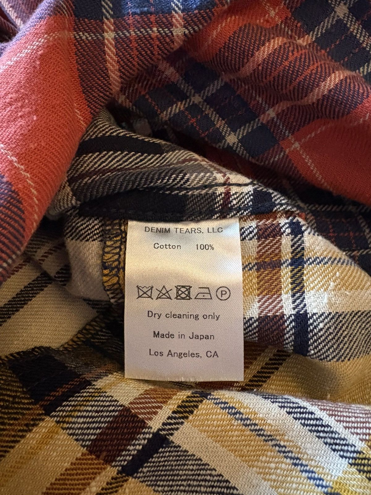 DENIM TEARS Tears Flannel Size US M / EU 48-50 / 2 - 4 Thumbnail