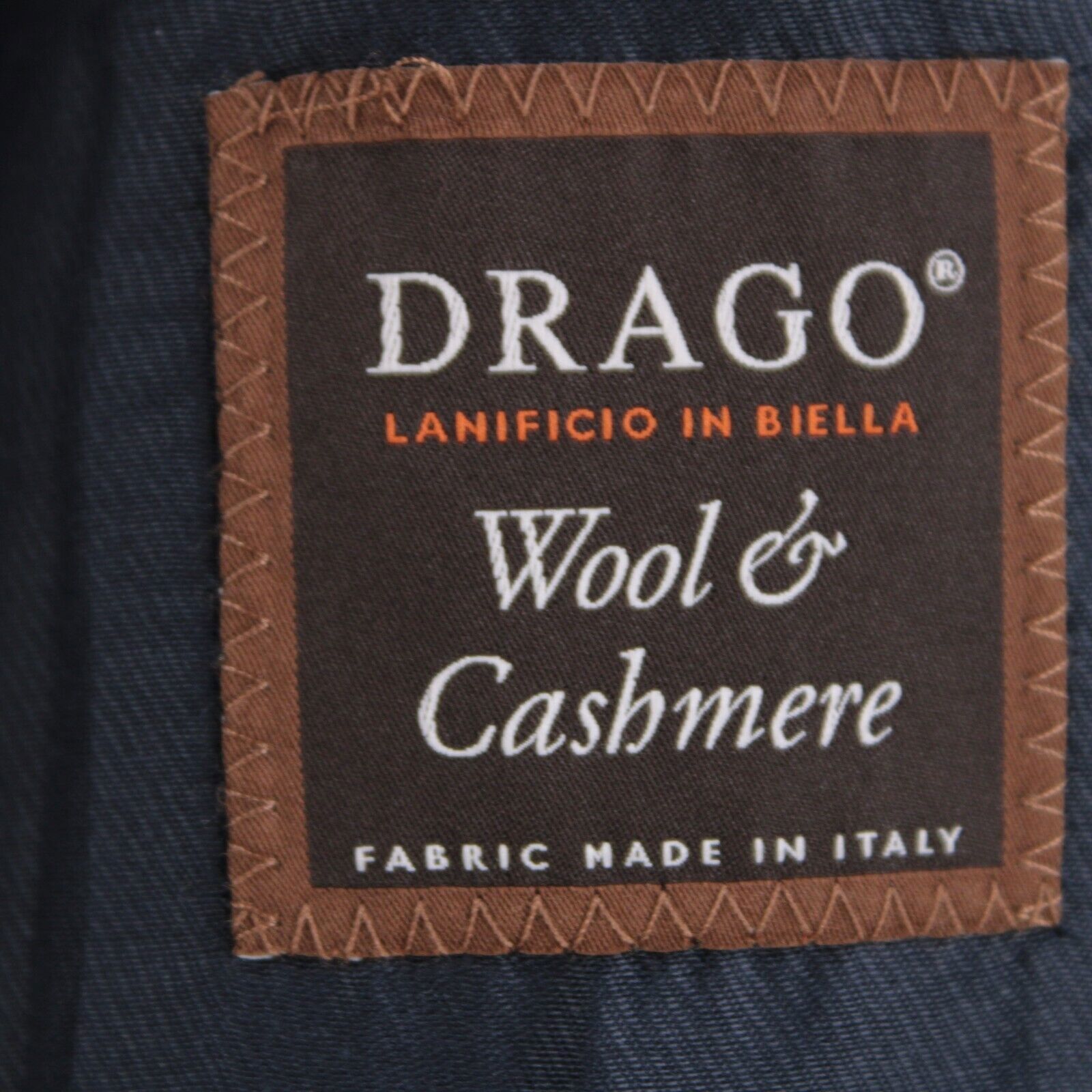 Luigi Bianchi Mantova Coat Size S US In Blue Wool Blend