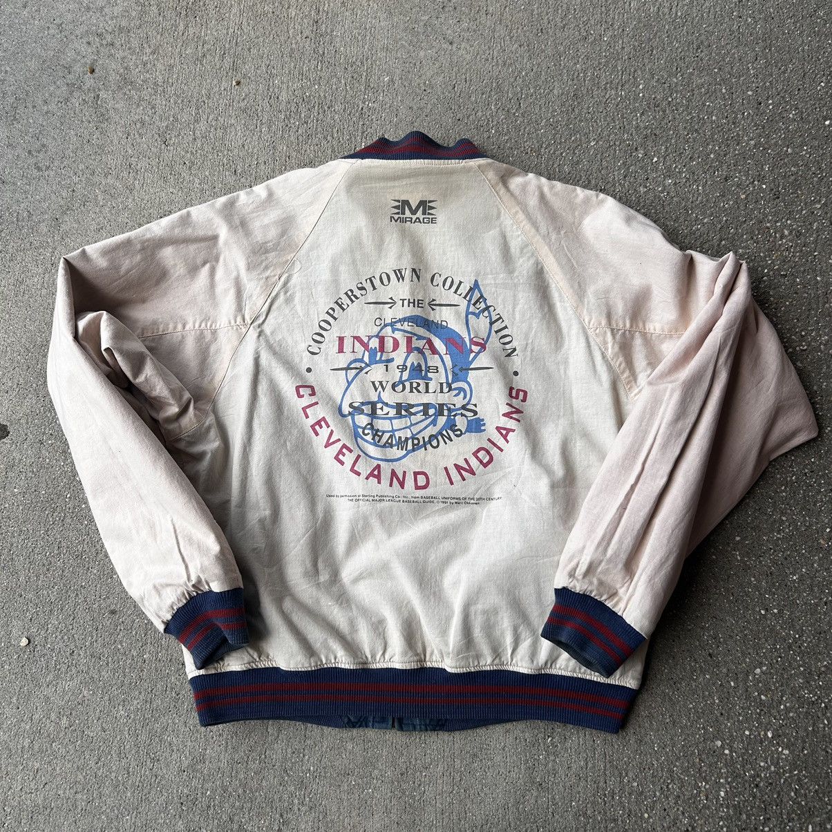 MLB 1991 Cleveland indians reversible mirage jacket Size US M / EU 48-50 / 2 - 7 Thumbnail