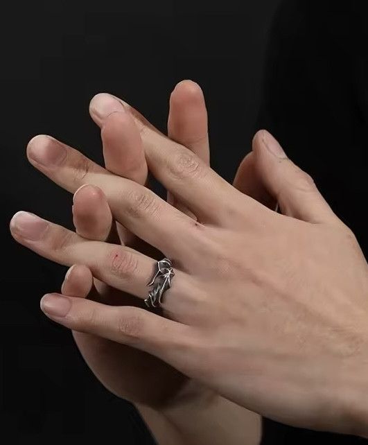 Jewelry Retro Branch Vine Pattern Ring Adjustable Size Size ONE SIZE - 2 Thumbnail