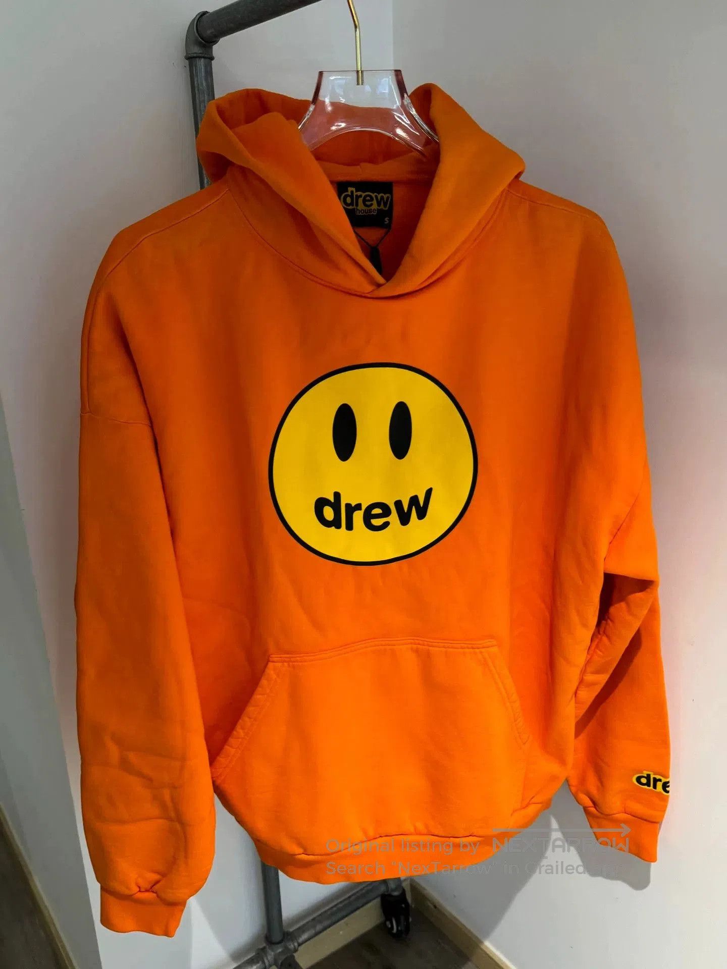 Drew House drew house orange smiley face hooded sweatshirt. Size US S / EU 44-46 / 1 - 3 Thumbnail