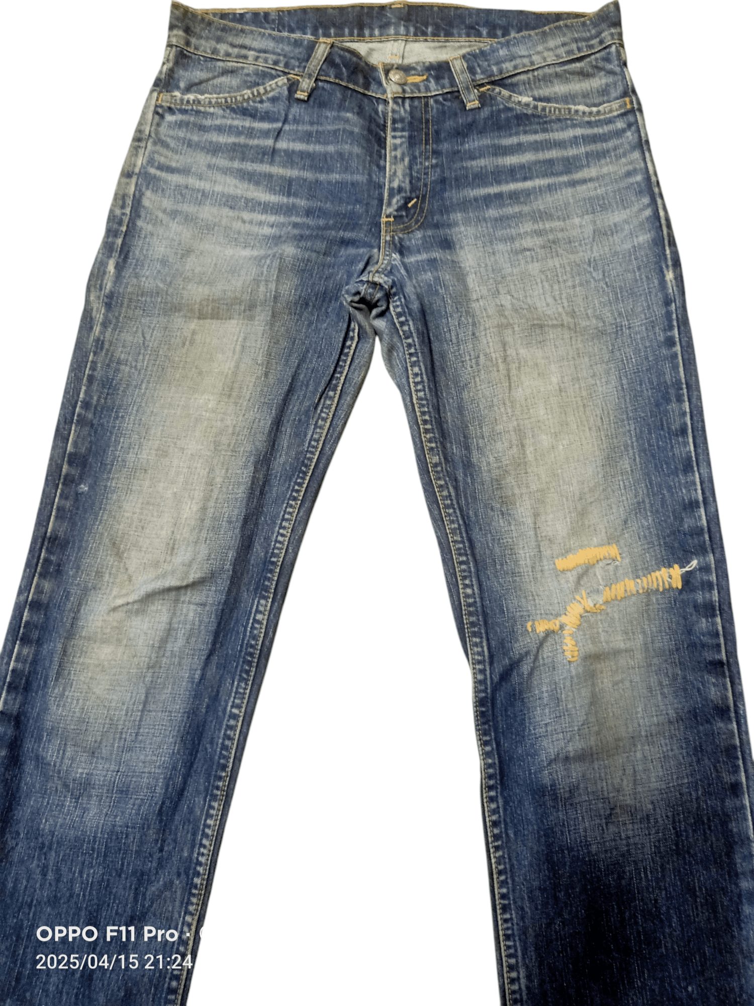 Japanese Brand × Levi's Levis Vtg 519 SlimFit Straight Cut 2003 Size US 31 - 2 Thumbnail